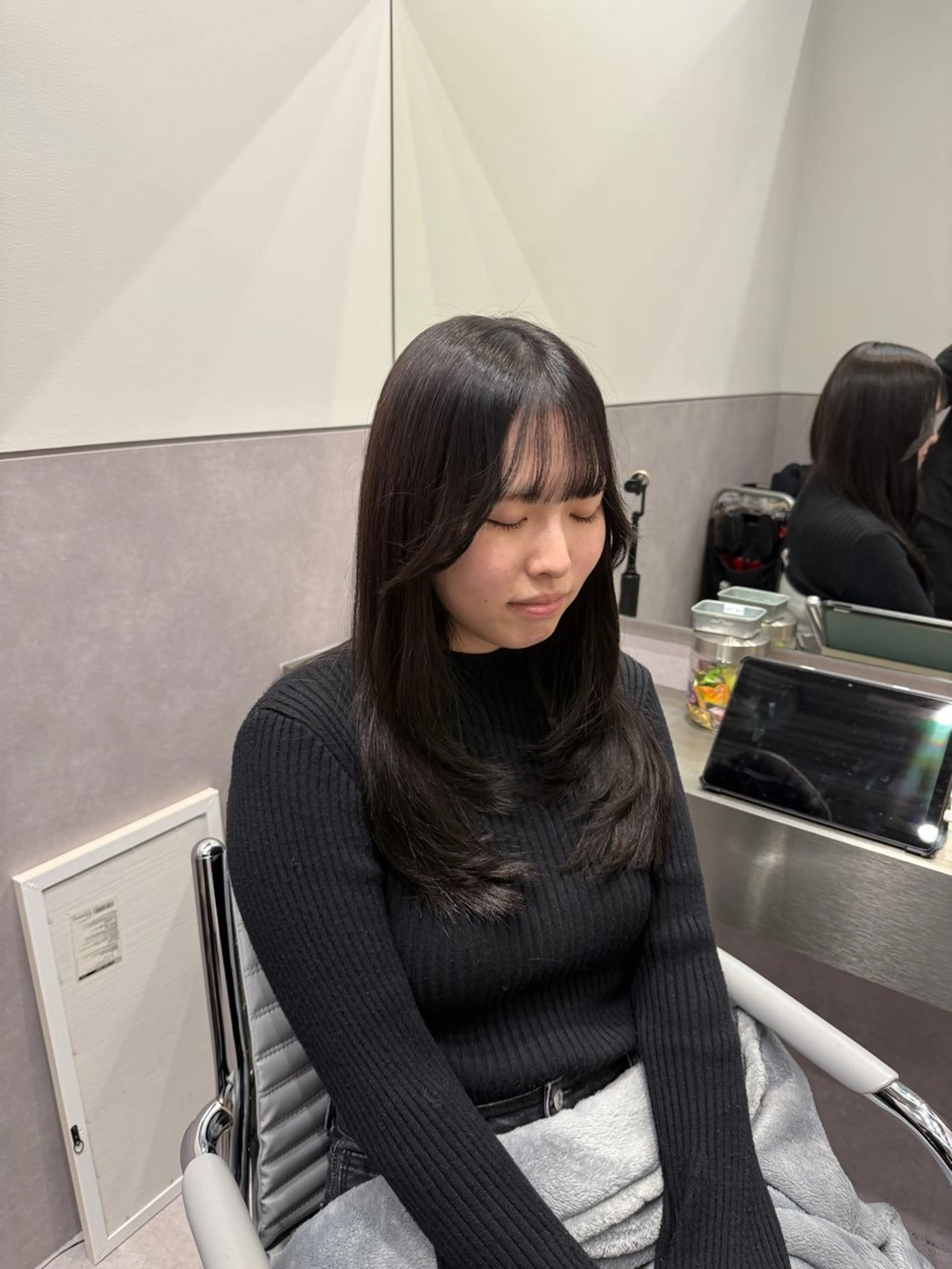 ロング 縮毛矯正 トリートメント SALOWIN心斎橋Suite店所属・【髪質改善の専門店】 🫧鷹司郎のヘアスタイル