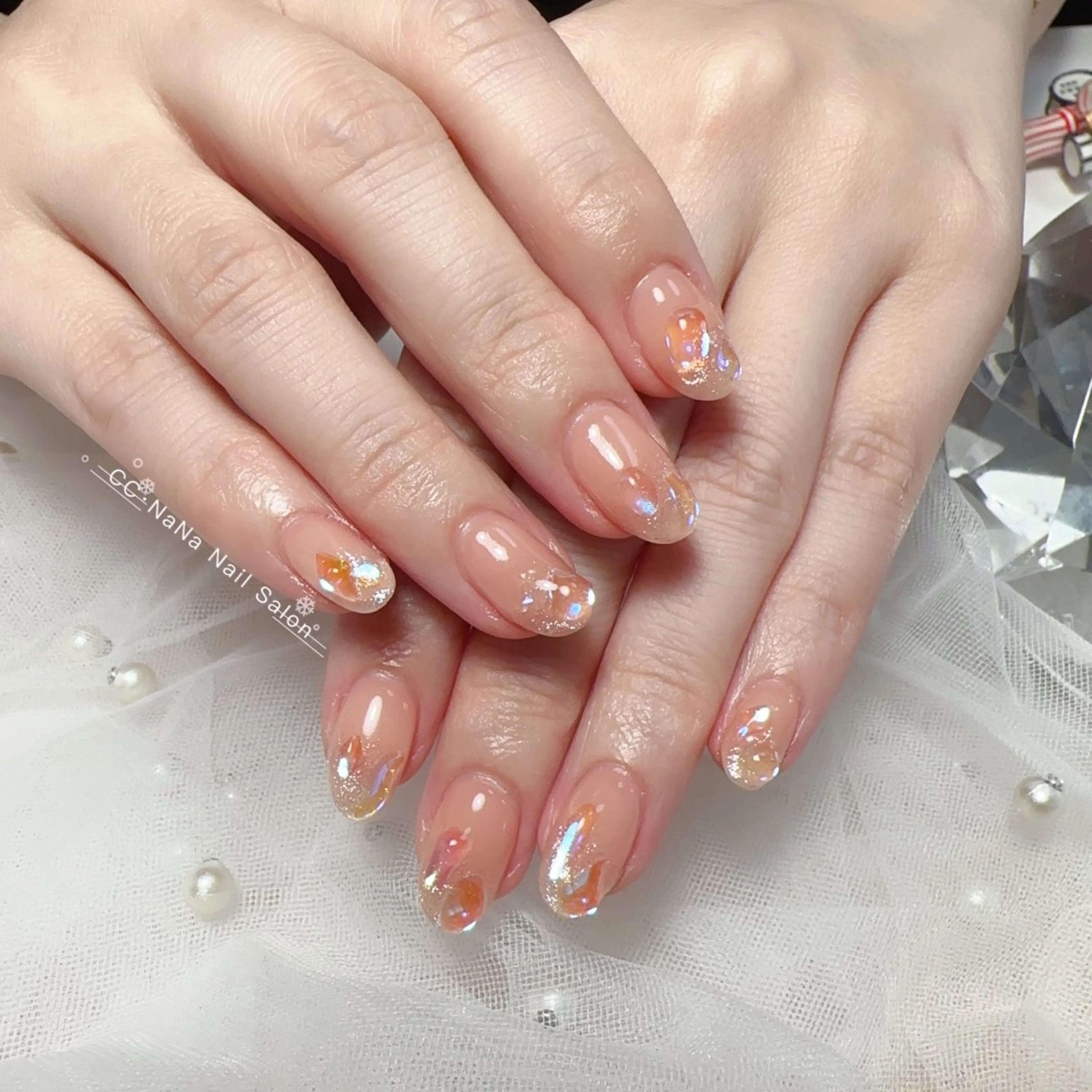 ネイル ワンホンネイル ハンドネイル CC  NaNa ワンホンネイル🌙Nのネイルデザイン