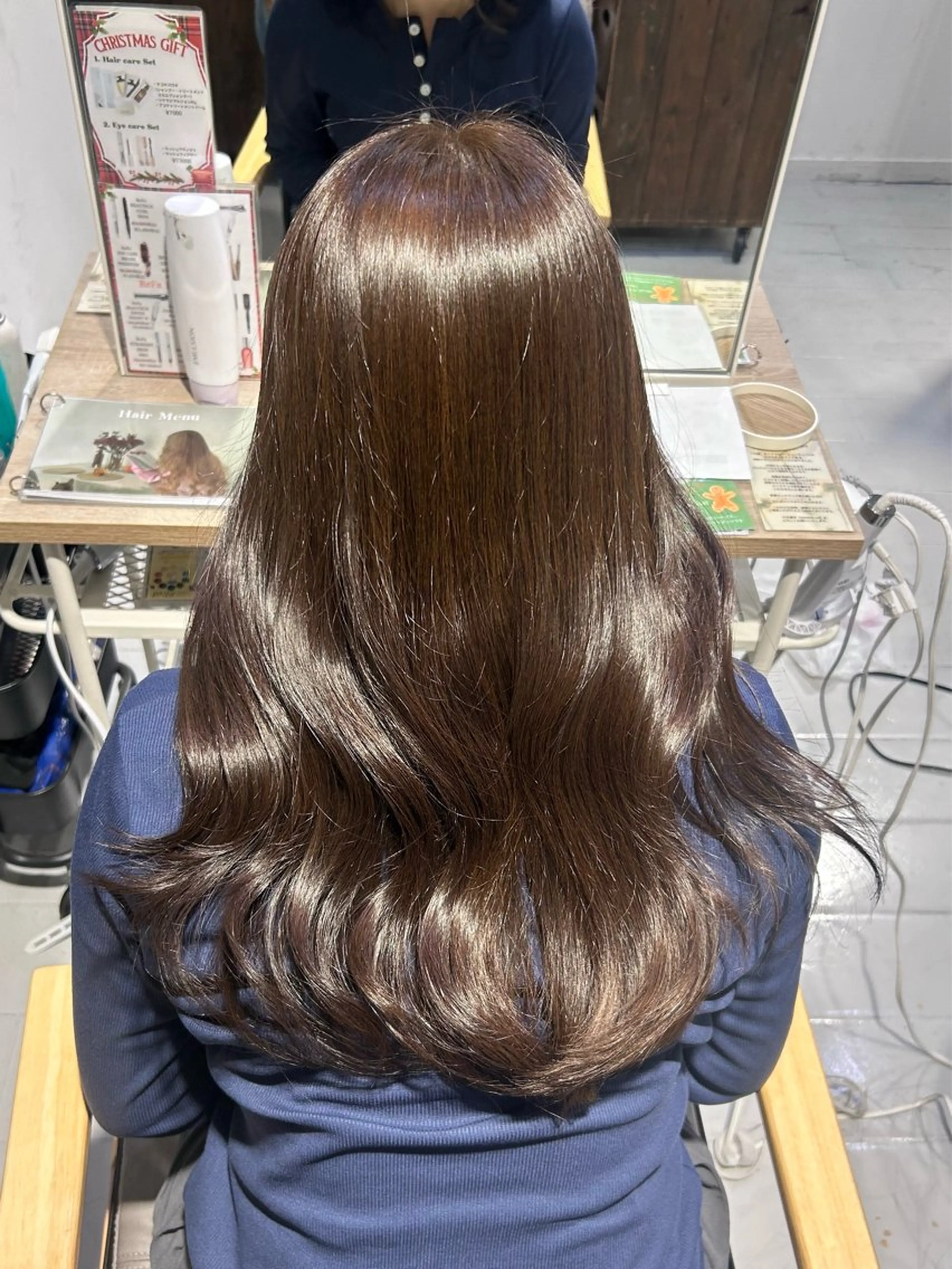 ロング カット ヘアカラー トリートメント 韓国ヘア ‎⟡.·KANA🐥のヘアスタイル