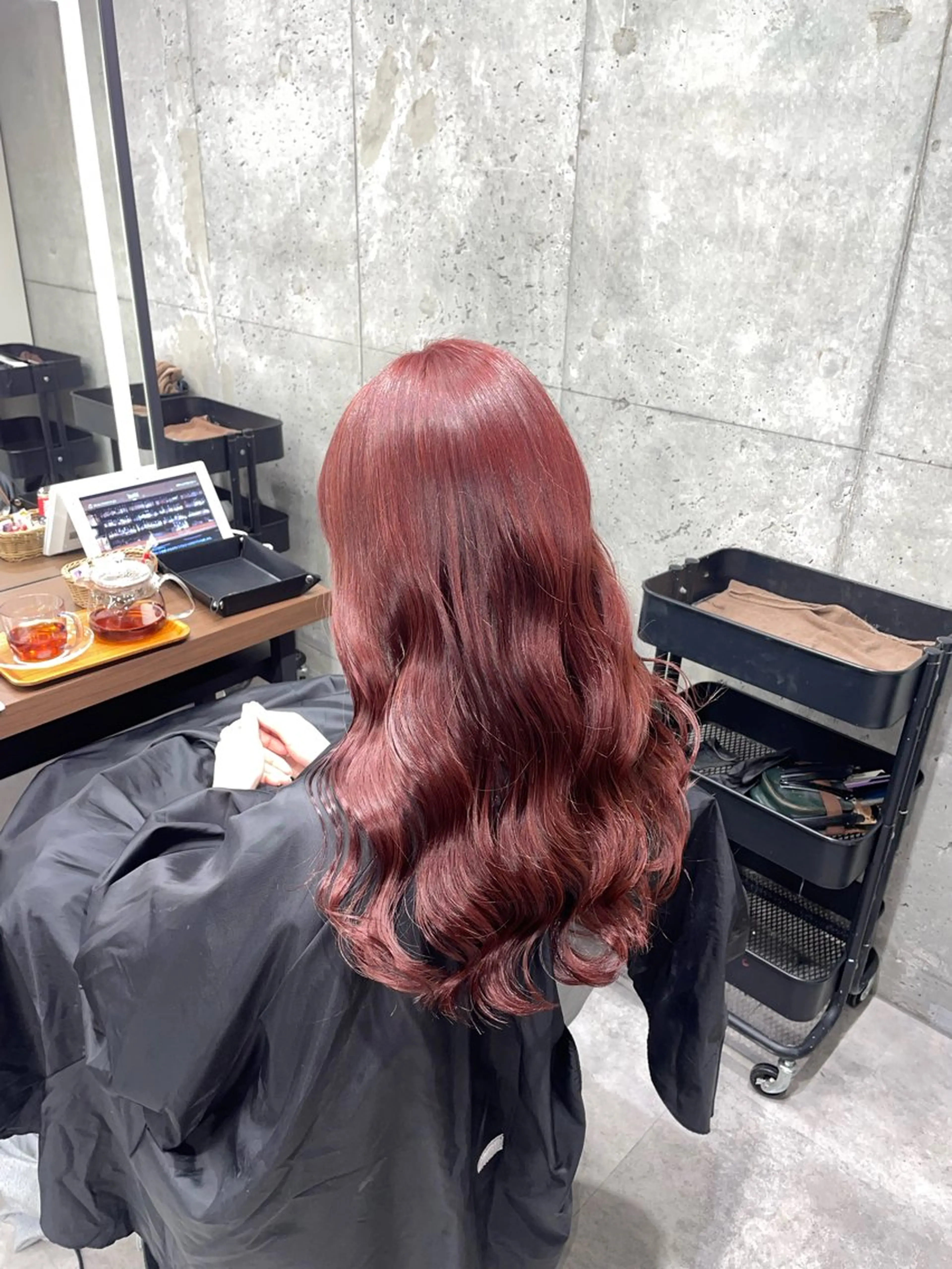 カラー ブリーチ ブリーチなしカラー ヘアカラー トリートメント 暖色/ハイトーン/ カラー/HBLのヘアスタイル