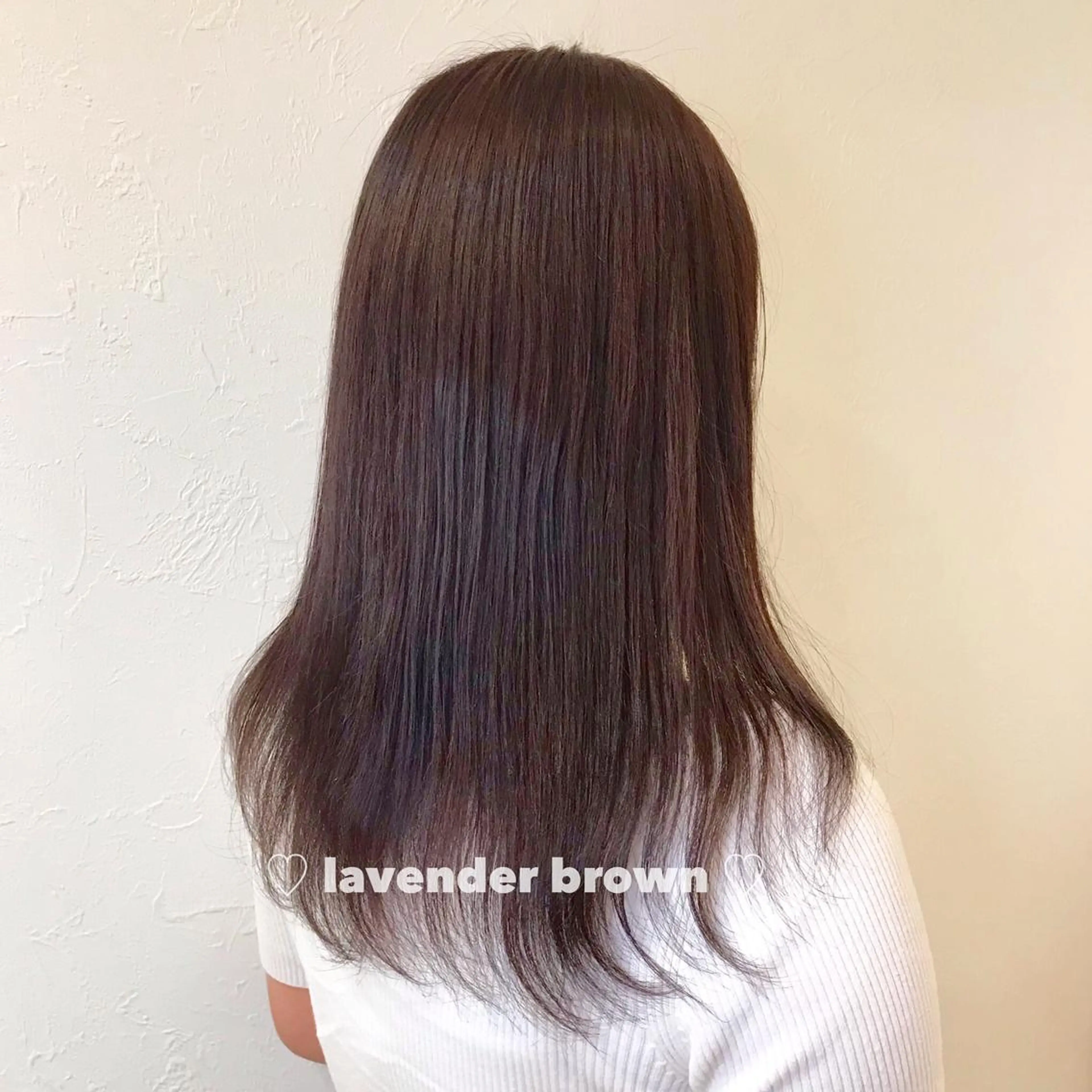 セミロング ブリーチなしカラー ダブルカラーエクステのヘアスタイル