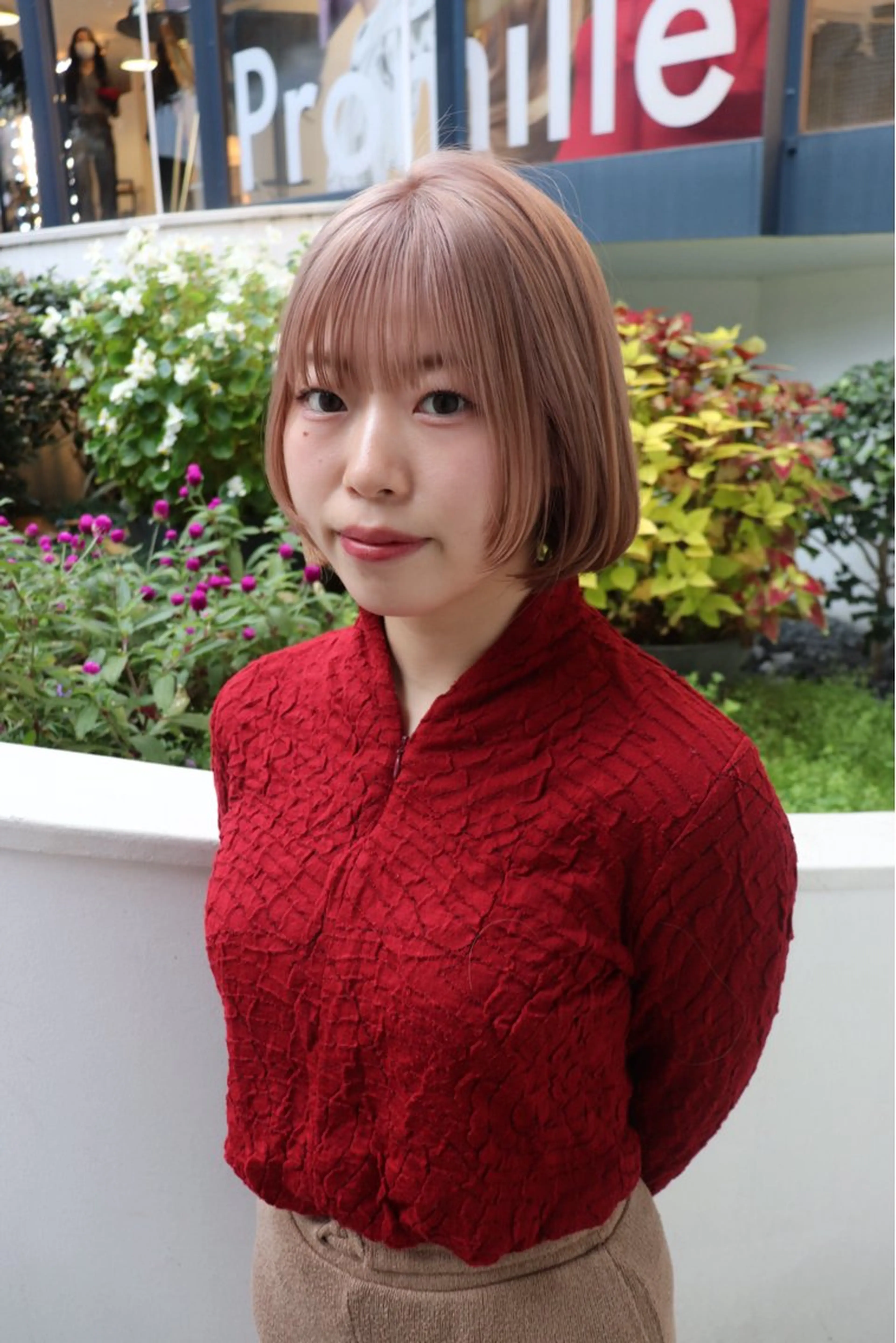 セミロング カラー @kyoniyy KYONIのヘアスタイル