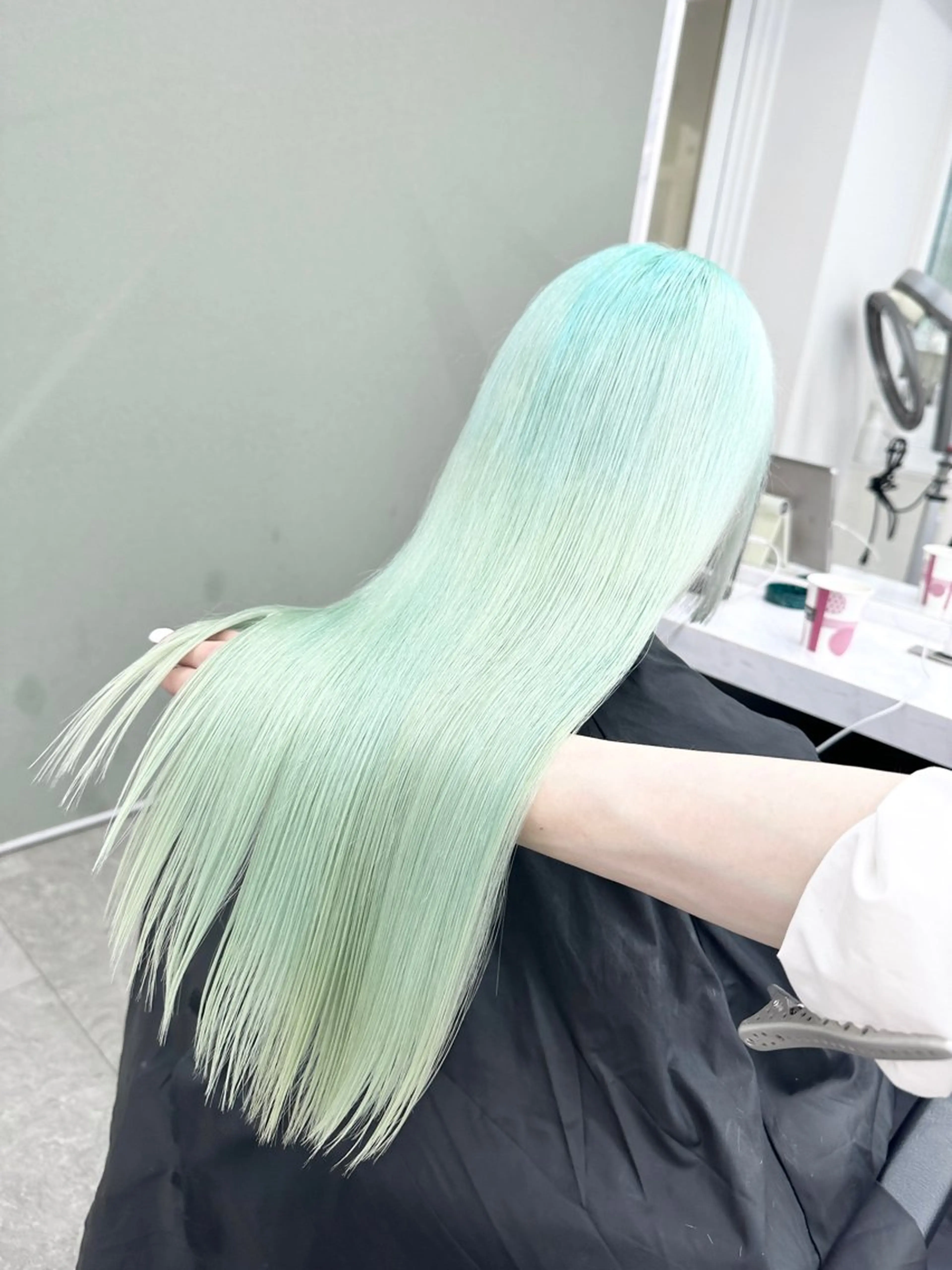 ミディアム カラー ヘアカラー トリートメント ❄️💛エクステ ブリーチ❄️yukiのヘアスタイル