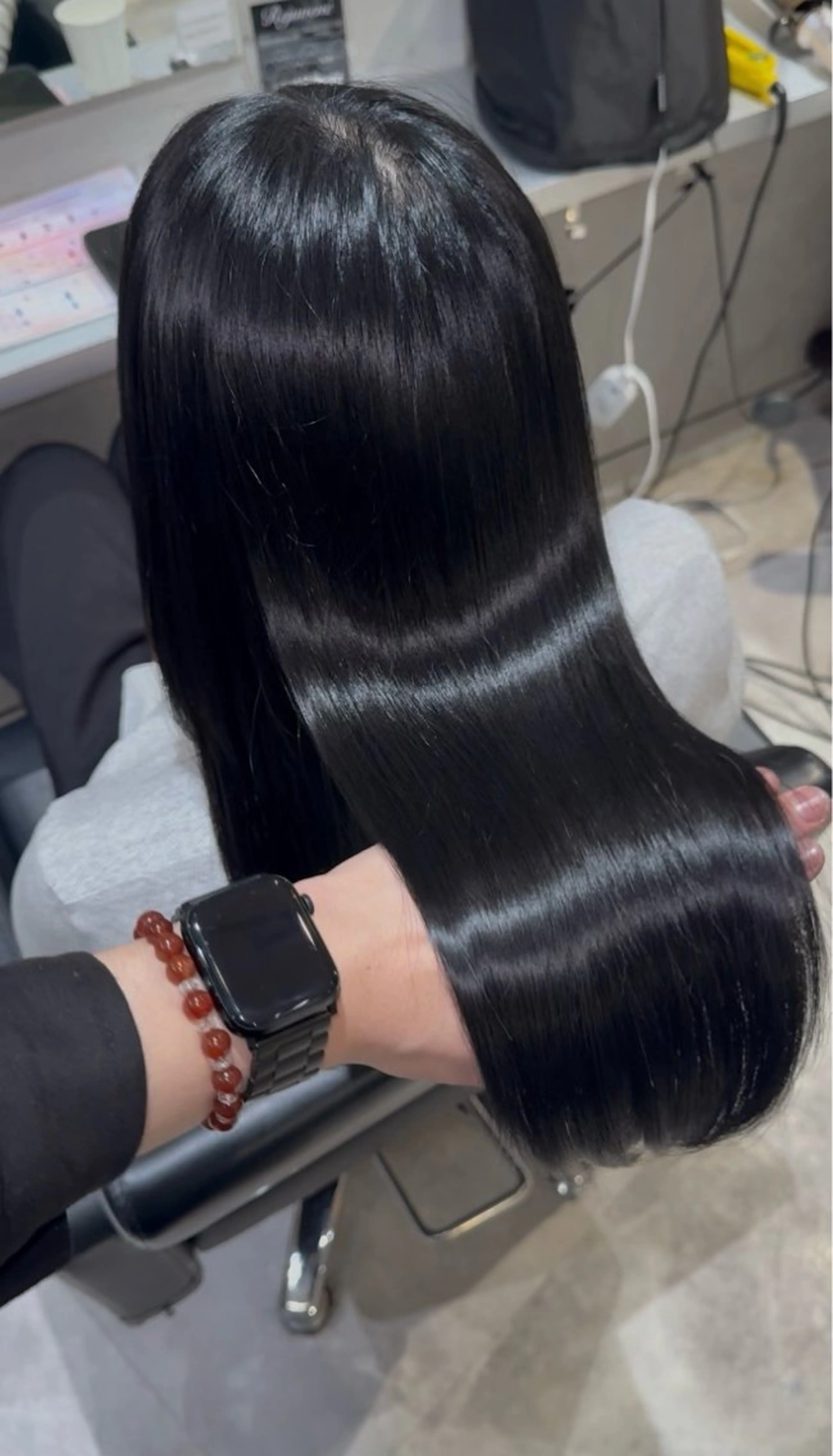 ロング カット ヘアカラー トリートメント 透明感×エクステ× 前髪,顔周り そうまのヘアスタイル