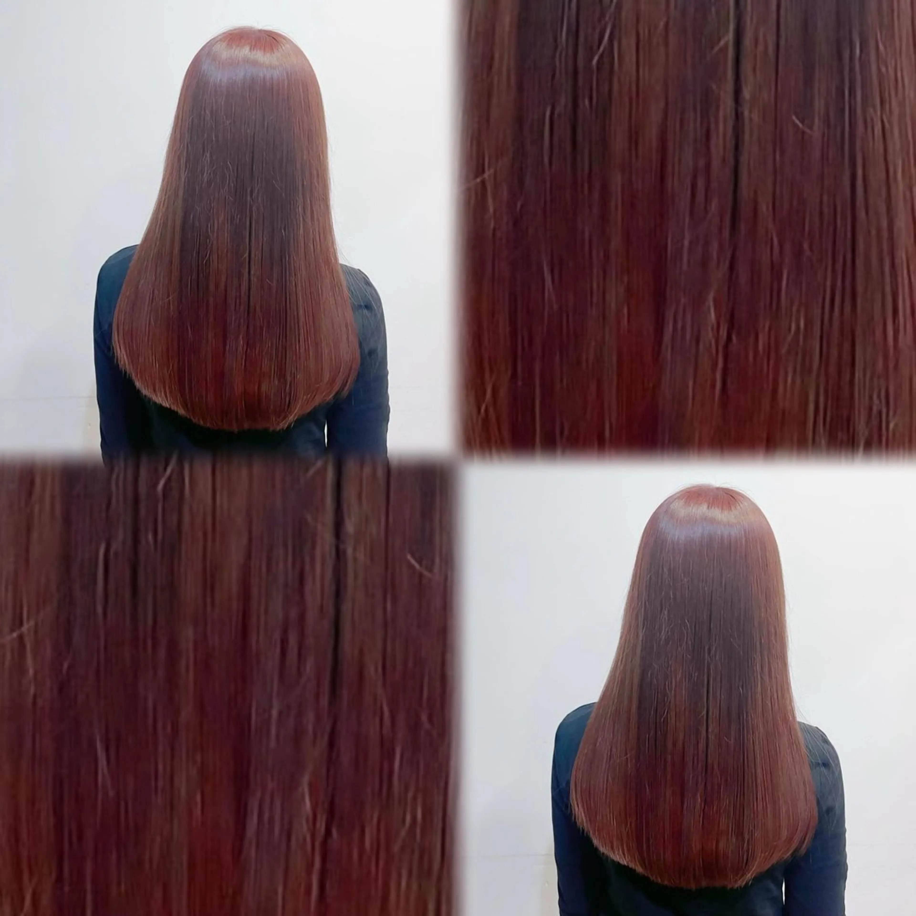 暖色系カラー🍓🍫【カラー🥣➕カット✂️】＋2step treatment🧴(ヘッドスパ付き)の写真