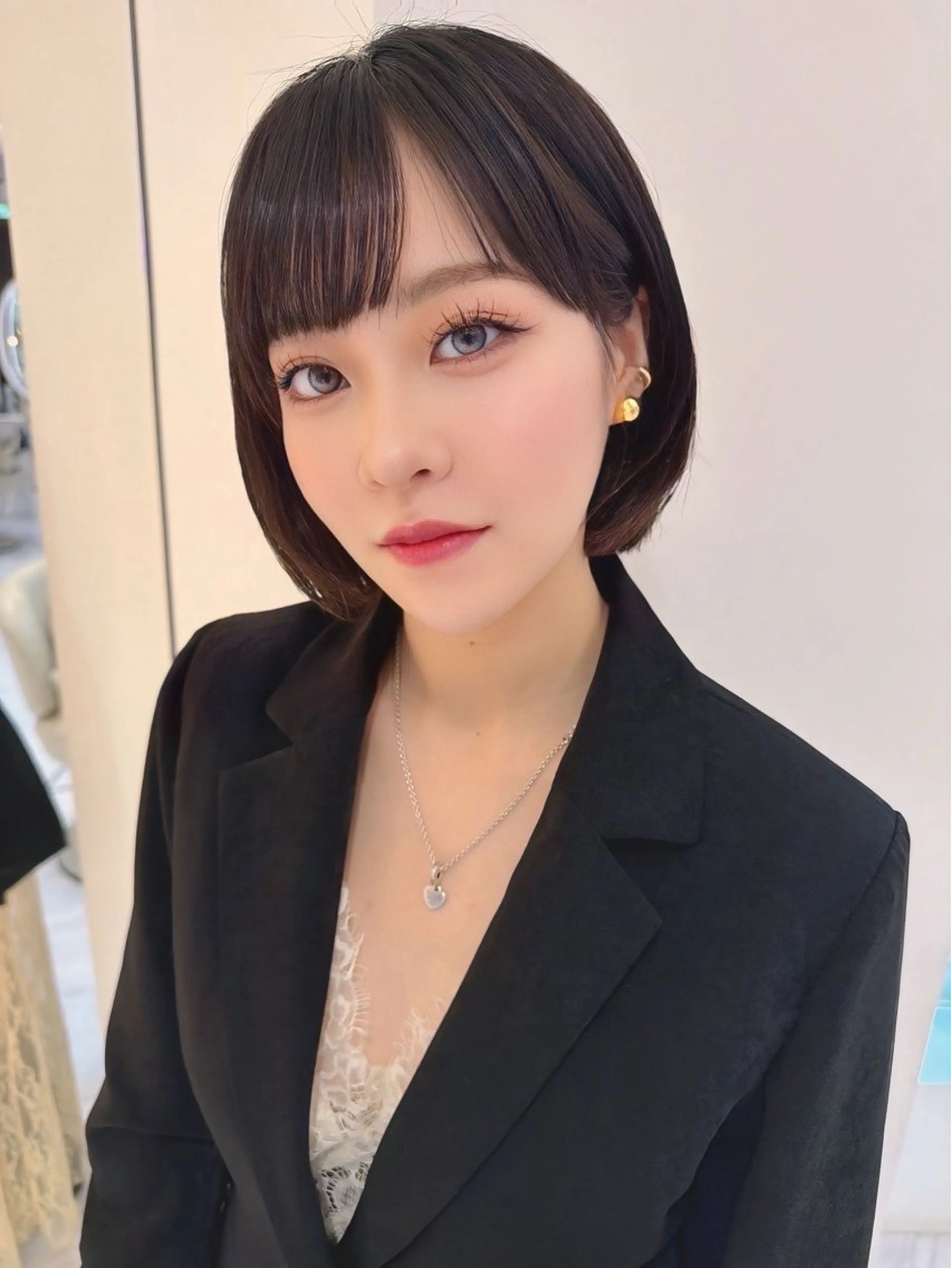 ショート カット トリートメント SAYAKA 🍒／ボブ／暖色のヘアスタイル