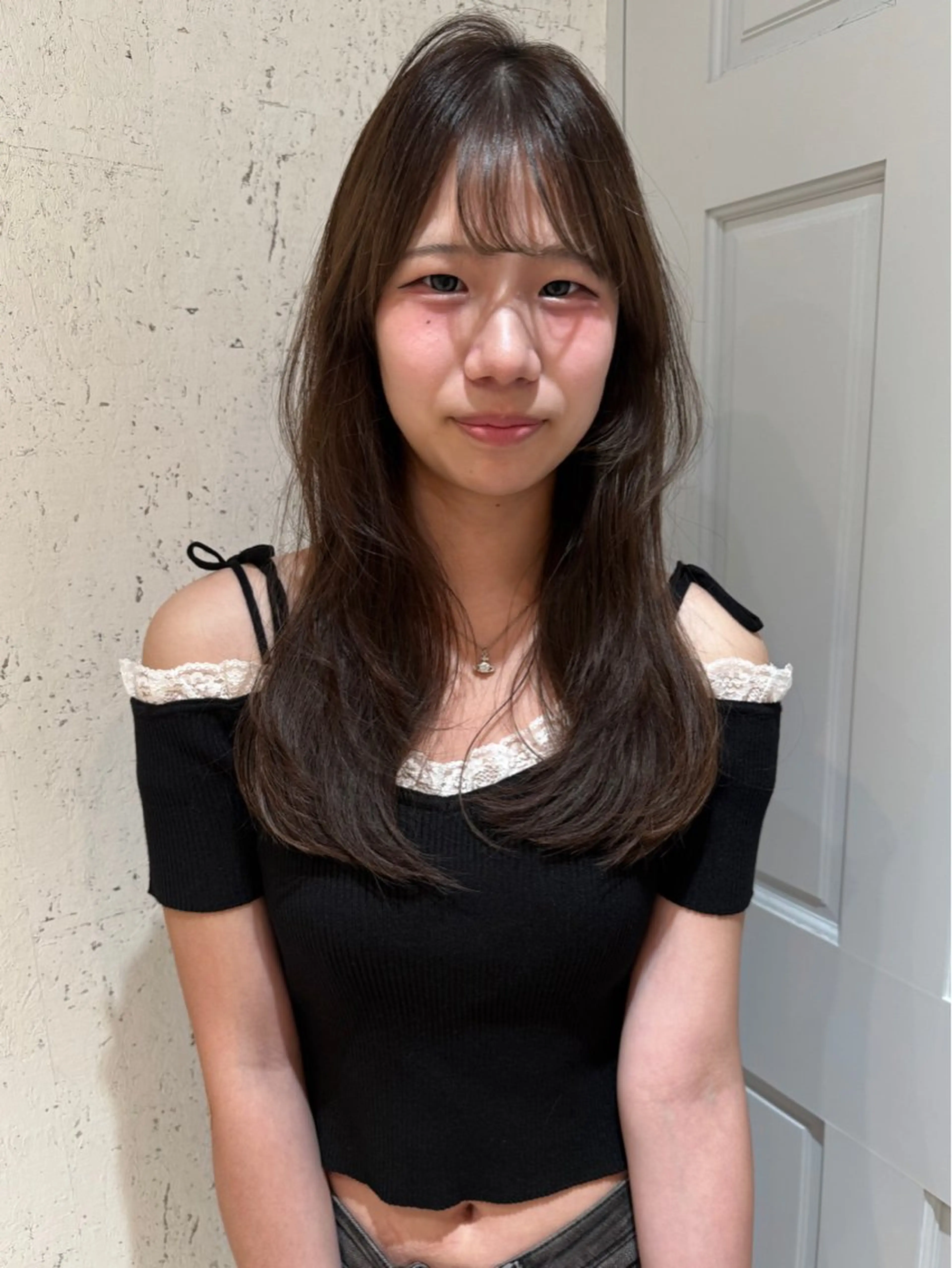 ミディアム カラー カット トリートメント mai / linoah˚✧のヘアスタイル