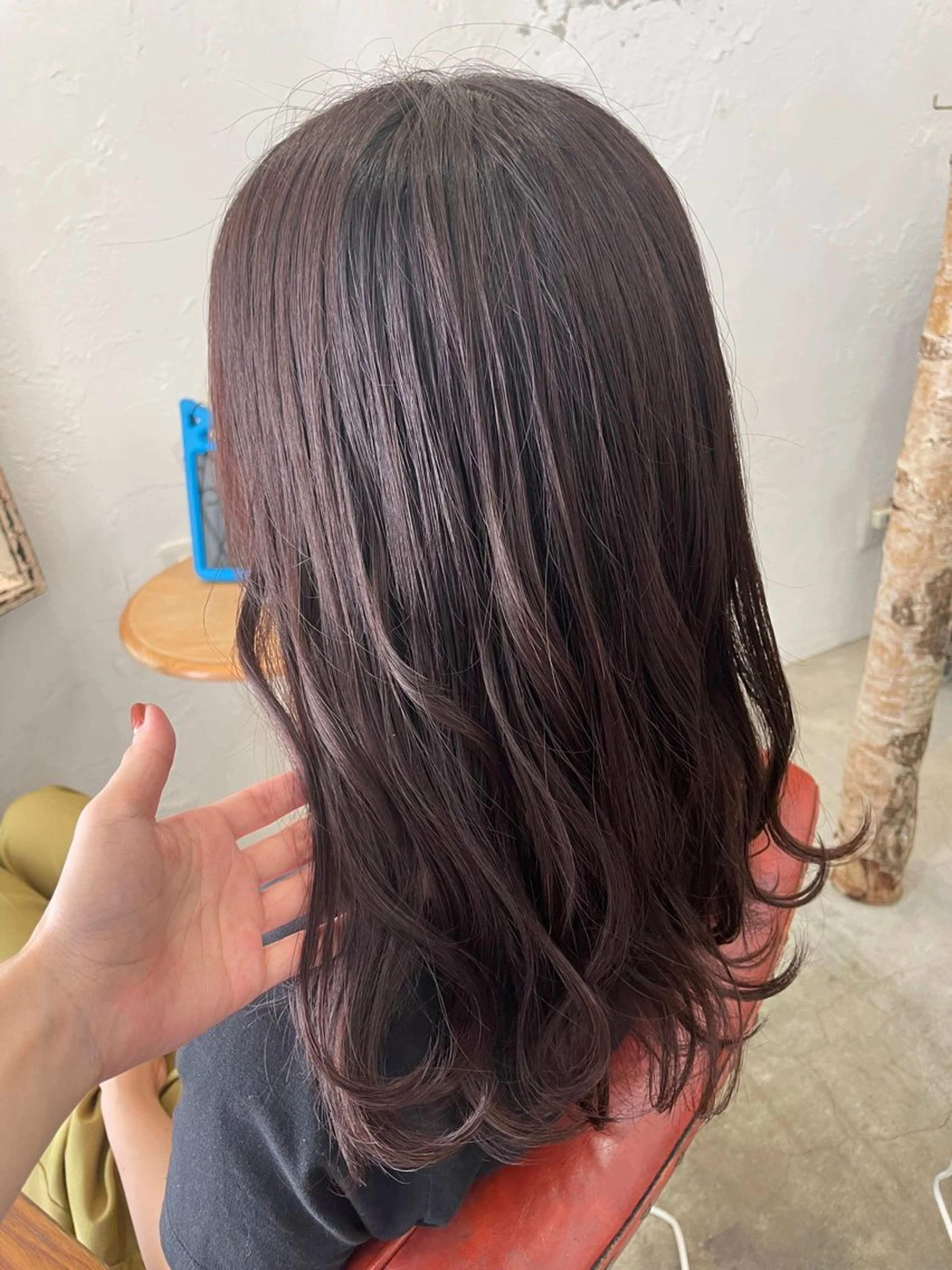 ロング カラー ヘアカラー fio マナミのヘアスタイル