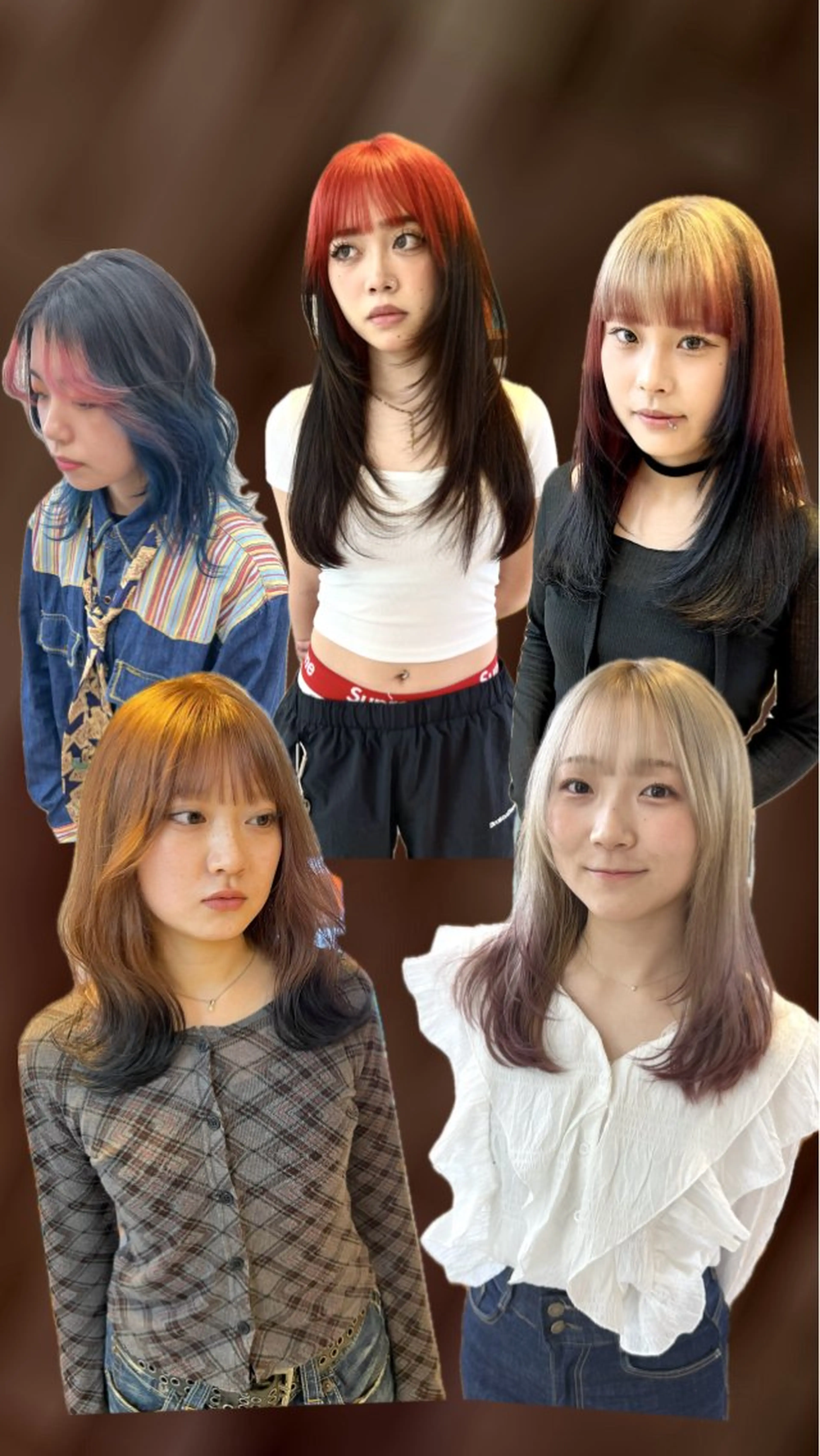 ミディアム カラー カット ヘアカラー トリートメント 池本 勇大のヘアスタイル