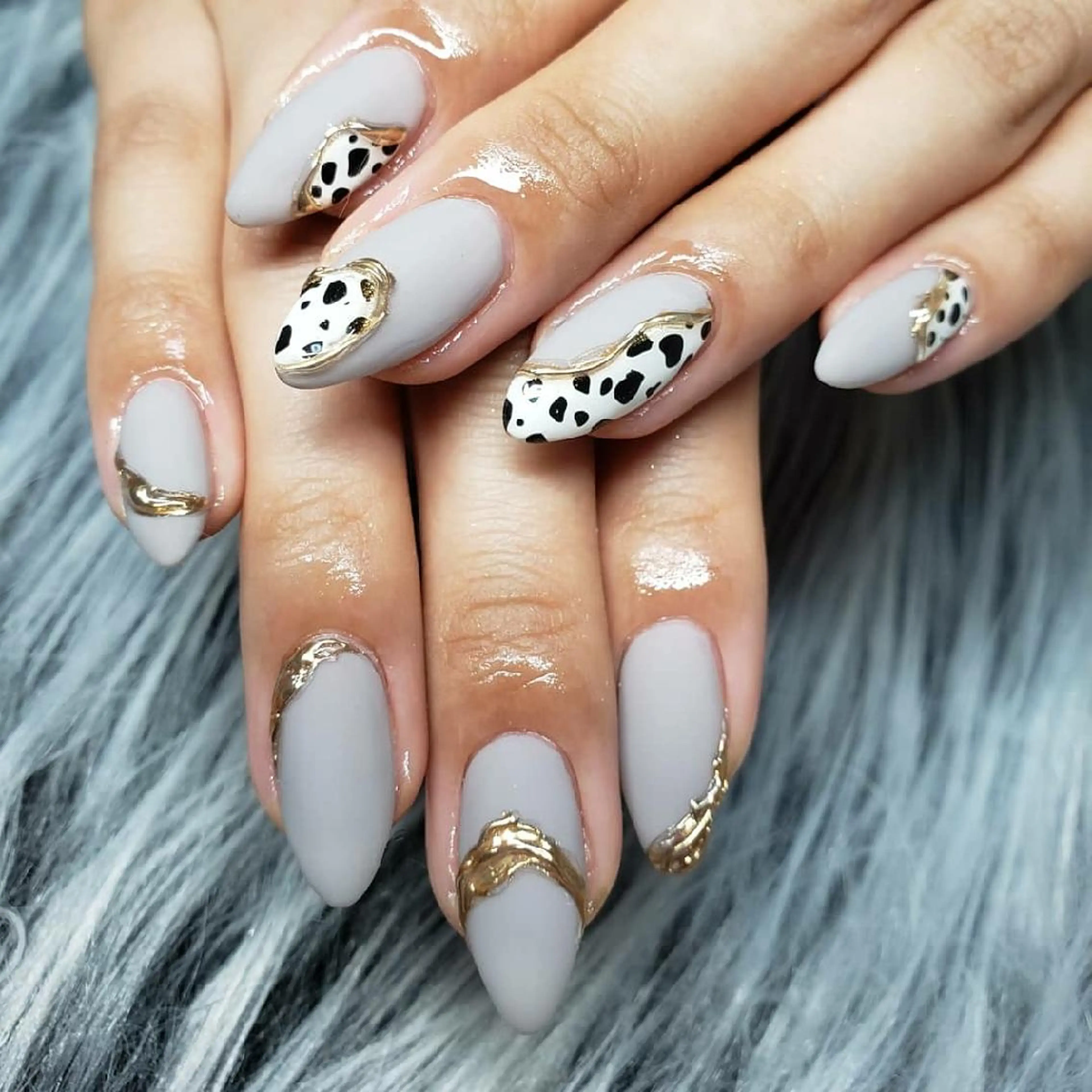 ネイル マットネイル ニュアンスネイル 冬ネイル Nail salon Coco【溝の口駅】のネイルデザイン