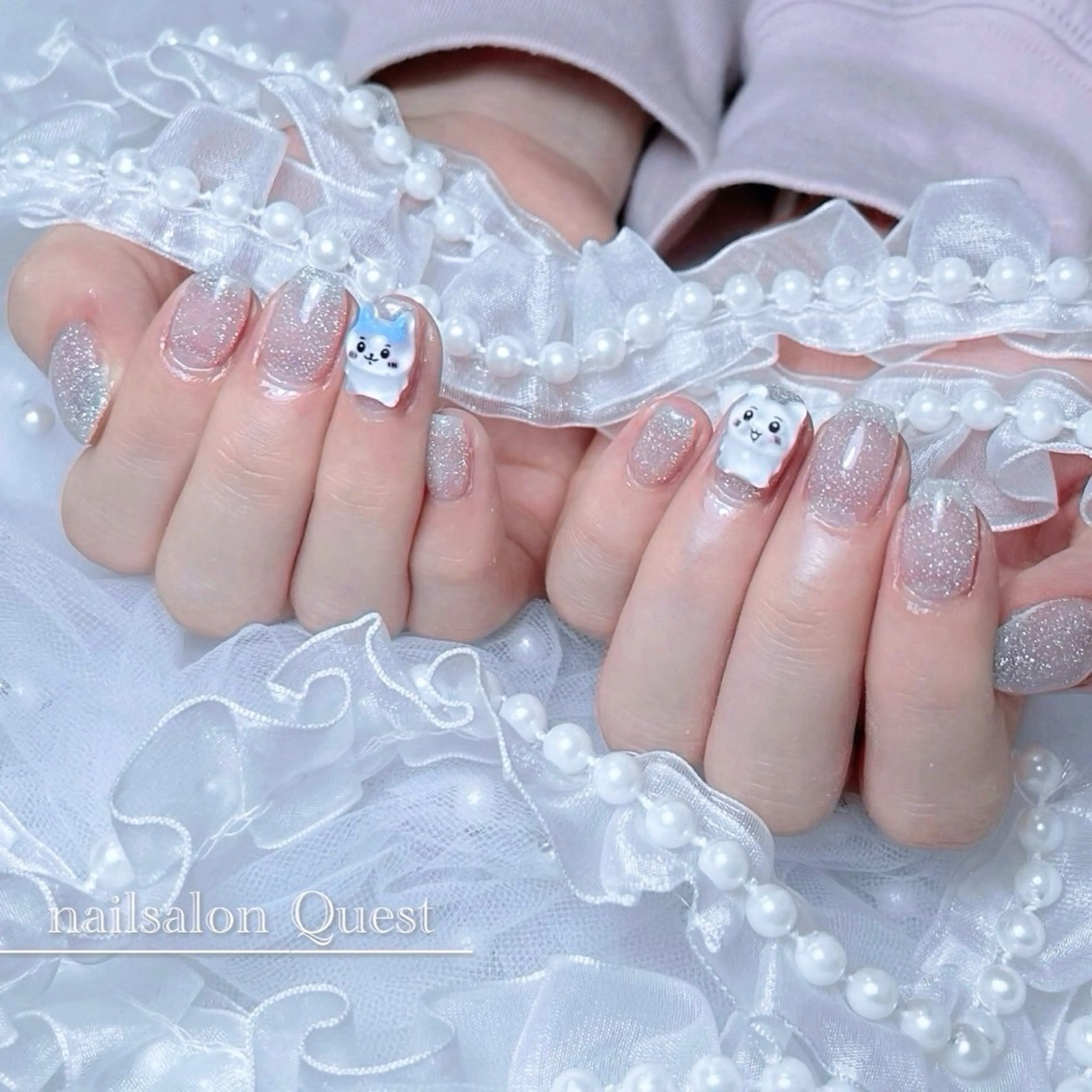 ネイル フラッシュネイル ジェルネイル ハンドネイル nailsalon Questのネイルデザイン