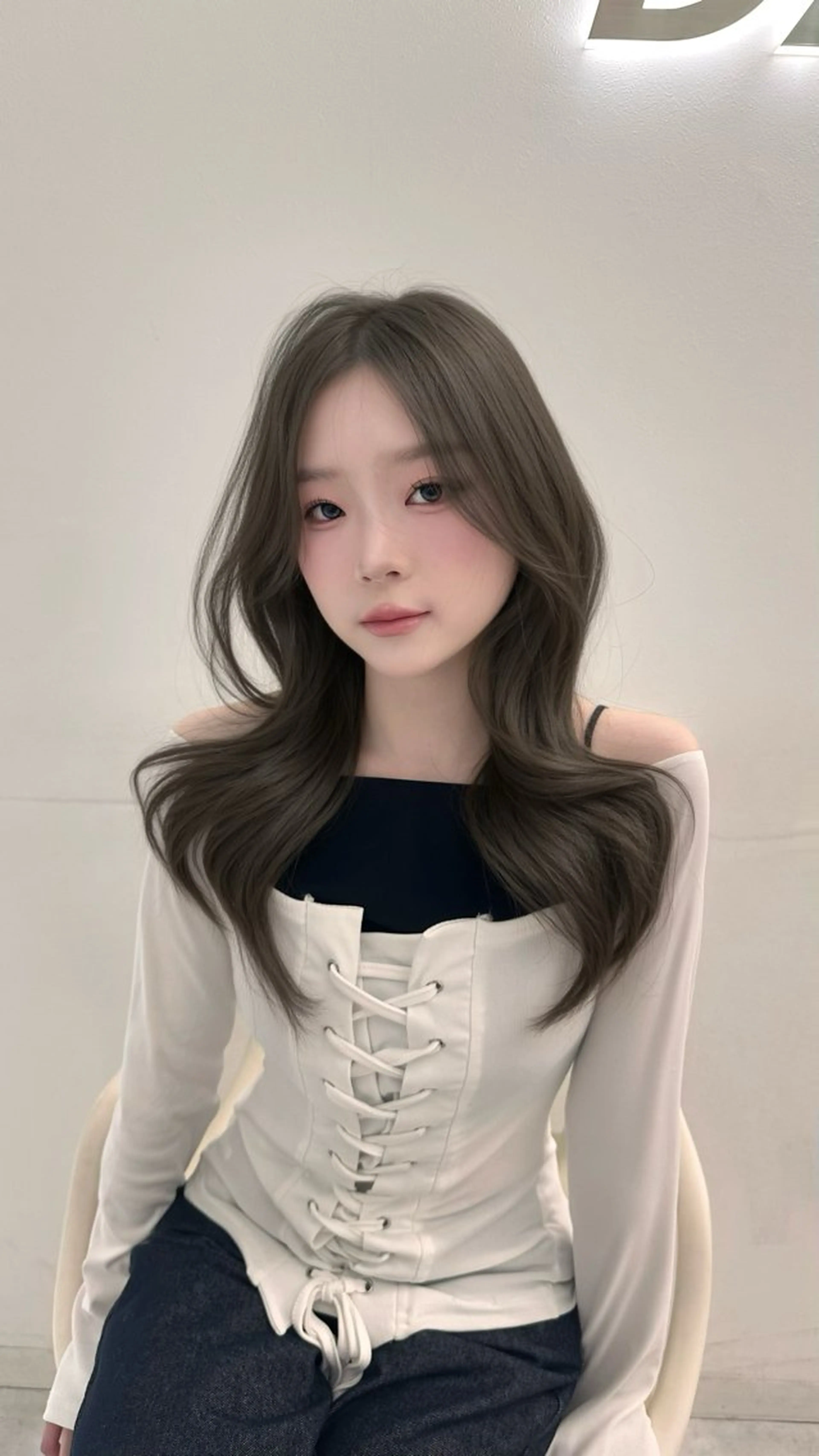 ロング カラー ヘアカラー トリートメント 上品モテヘア🩶 karen🩶のヘアスタイル