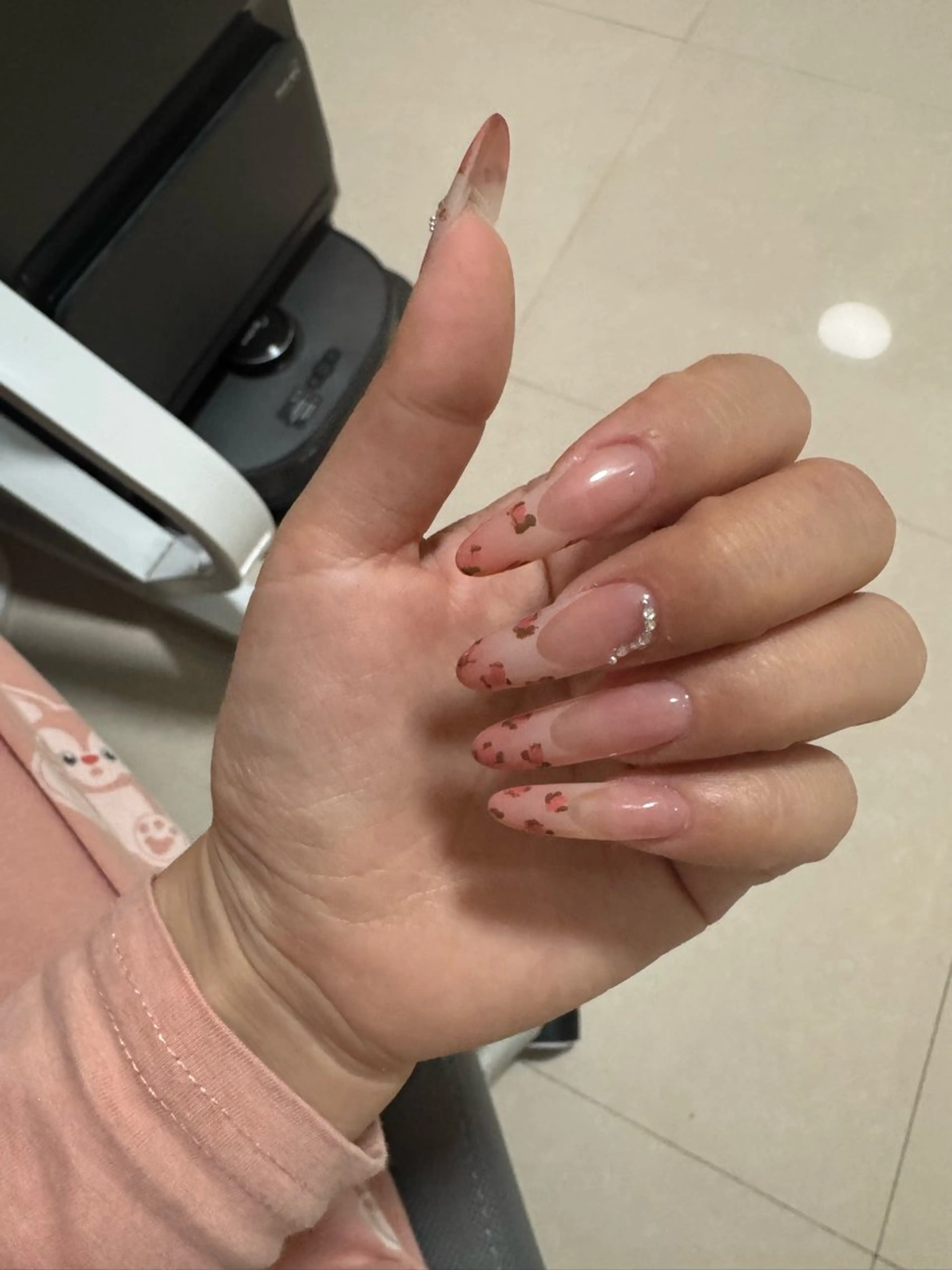 ロング カク レイシンのネイルデザイン