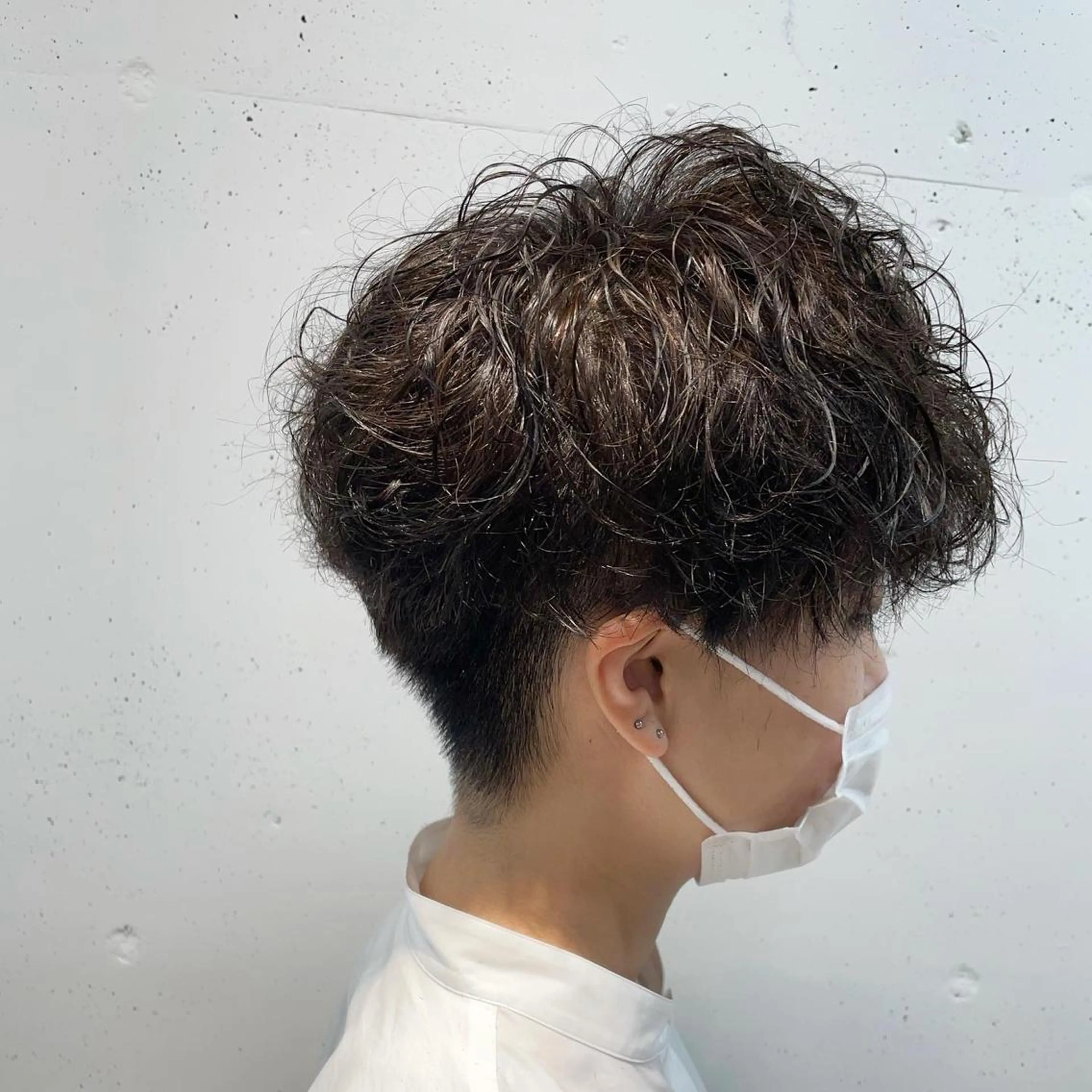 ショート パーマ 韓国風ヘア ショートヘア カット A/LEE所属・久保田 千尋のヘアスタイル