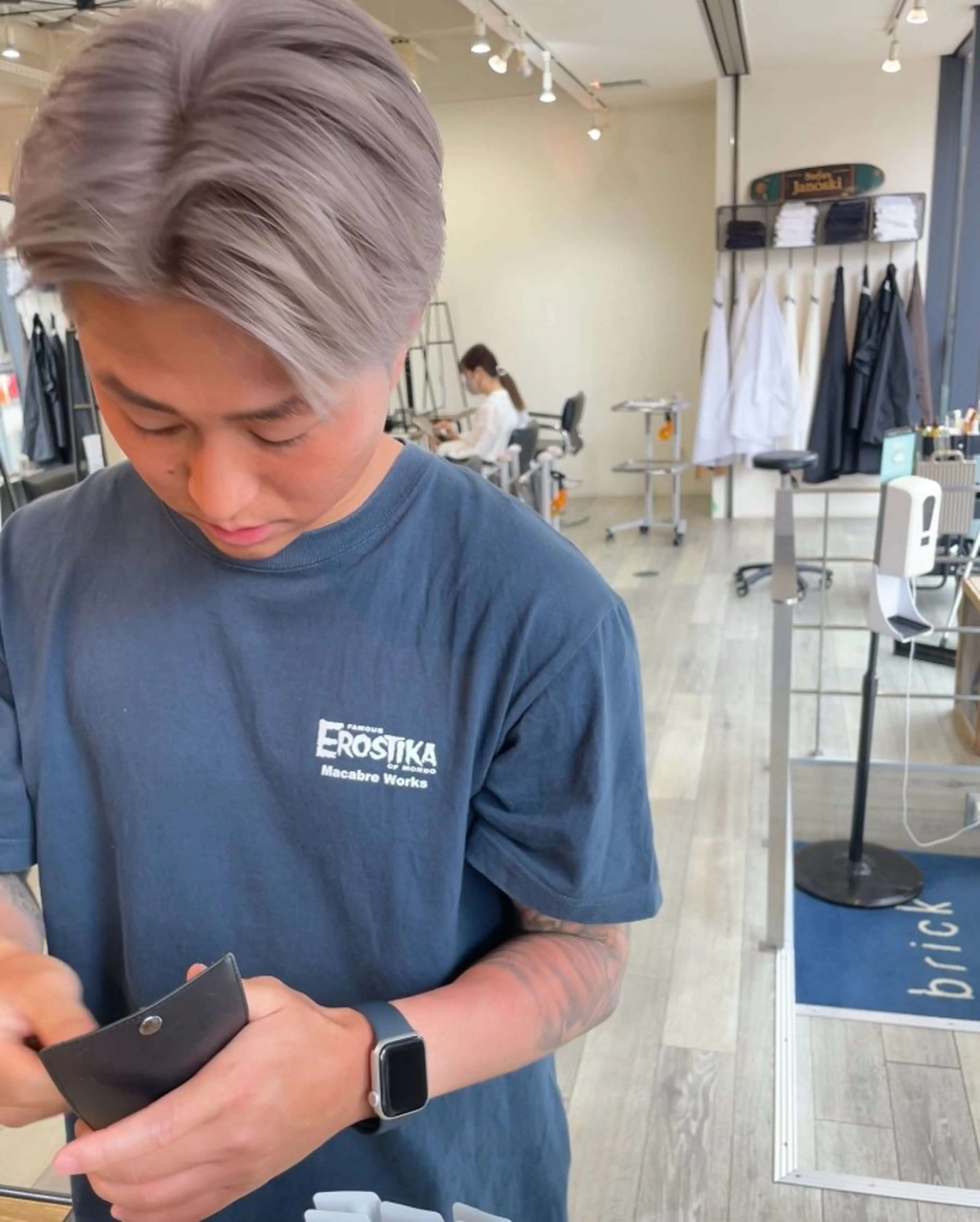 メンズカット＋【ケアブリーチ】カラーの写真