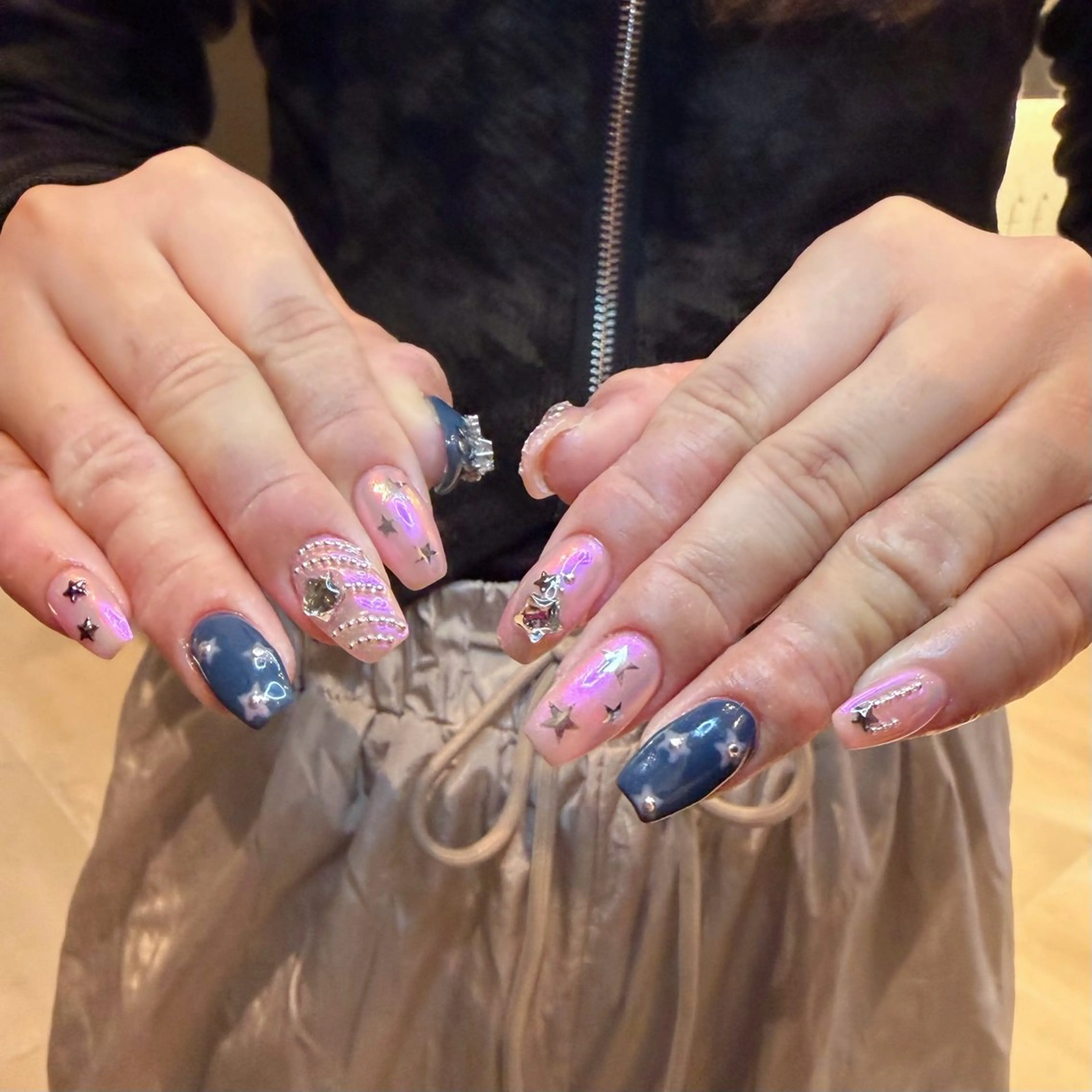 ネイル ハンドネイル Nail salon coffret あべの店所属・coffret. smpyのネイルデザイン