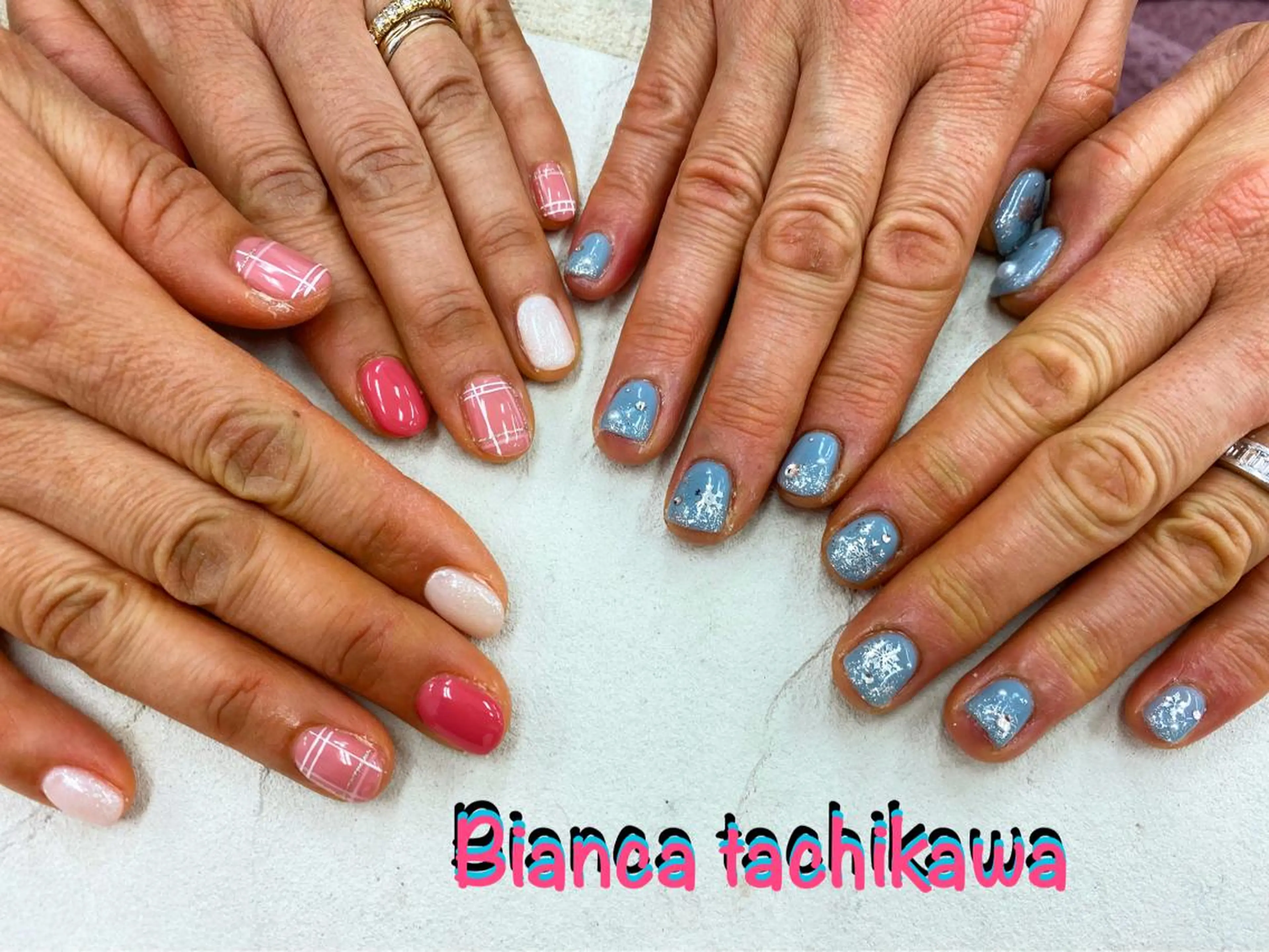 ネイル Bianca 立川店 小川のネイルデザイン