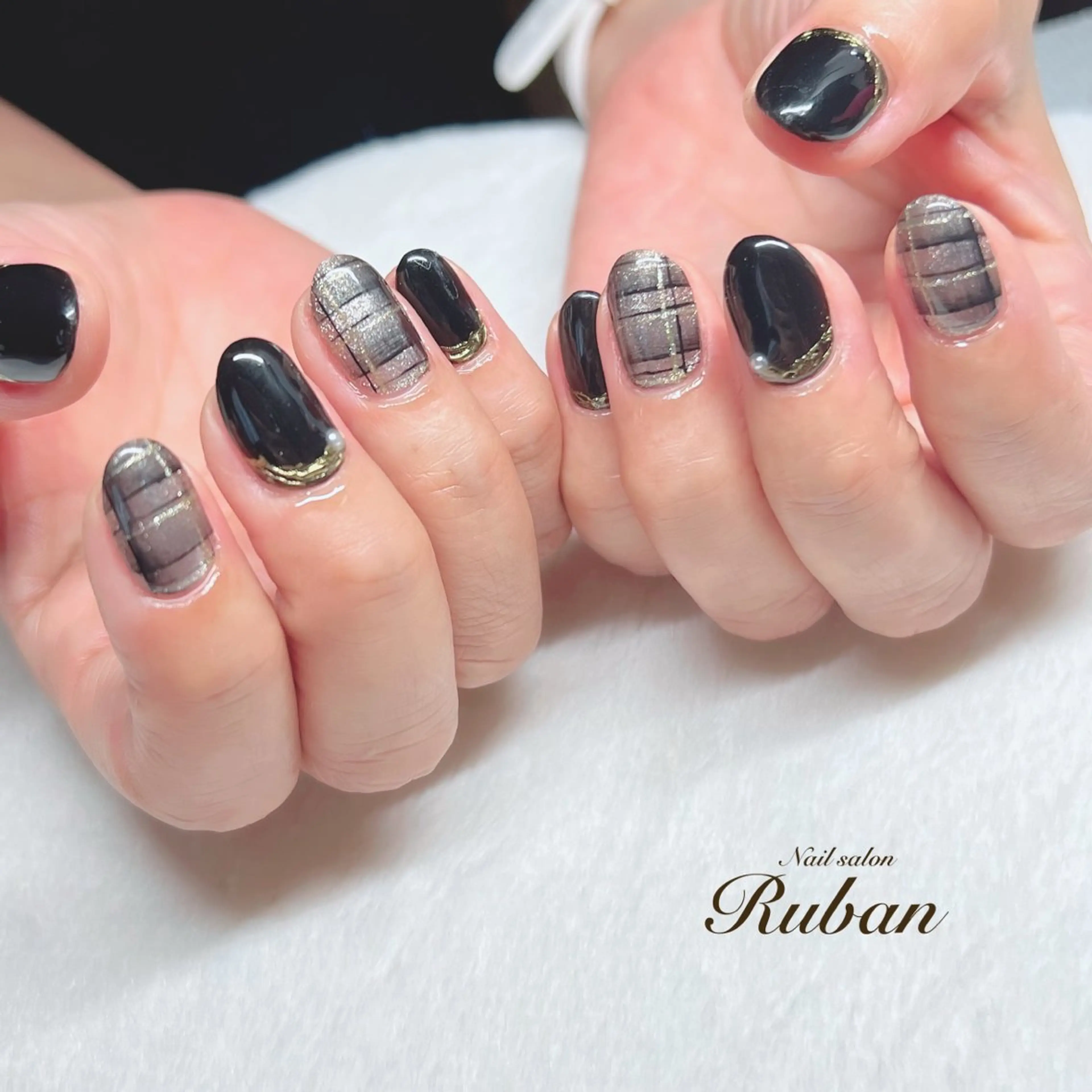 ネイル アートネイル マグネットネイル Nail salon Ruban所属・Nail salon Rubanのネイルデザイン