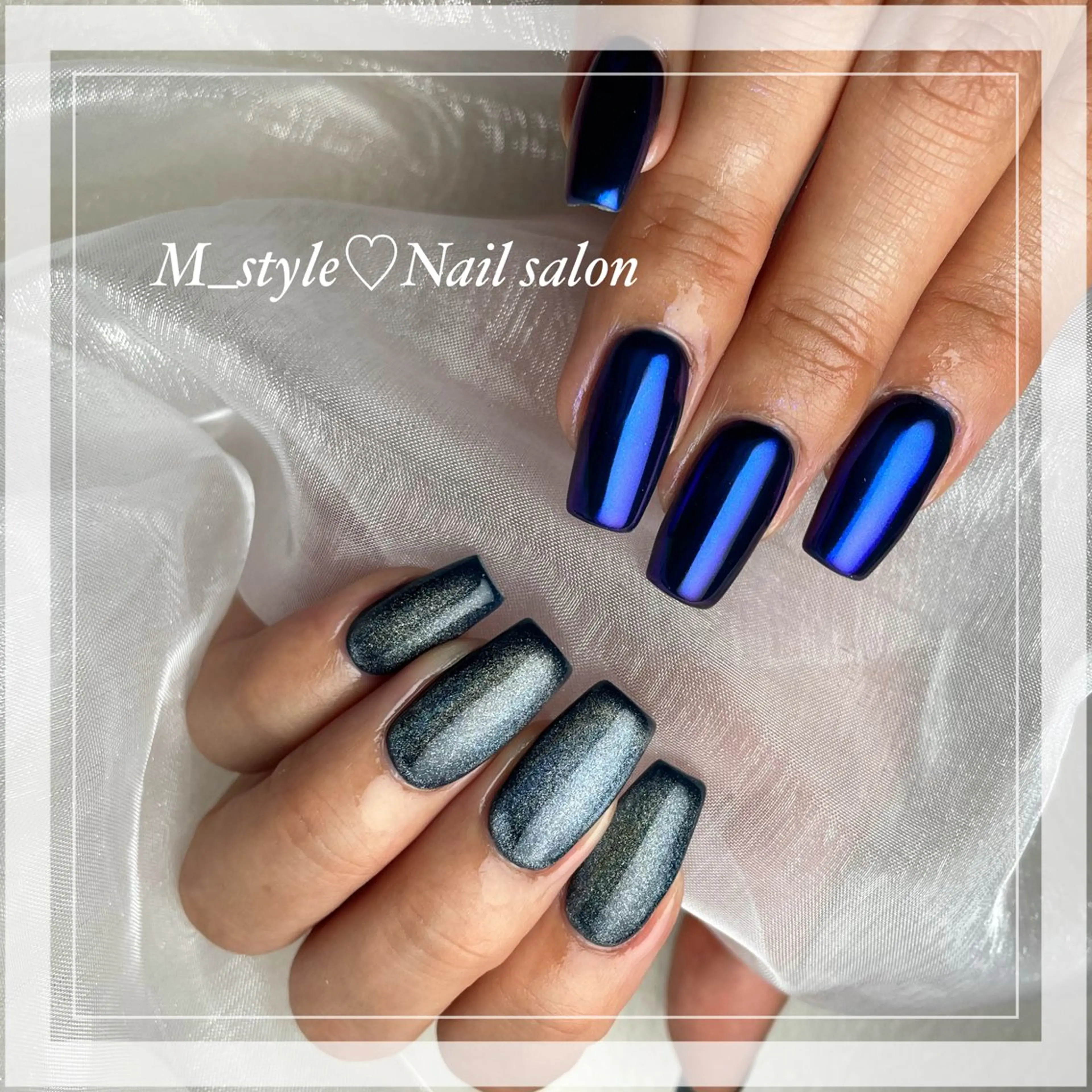 セミロング ネイル 下妻ネイルサロン/ 持ちの良いネイルのネイルデザイン