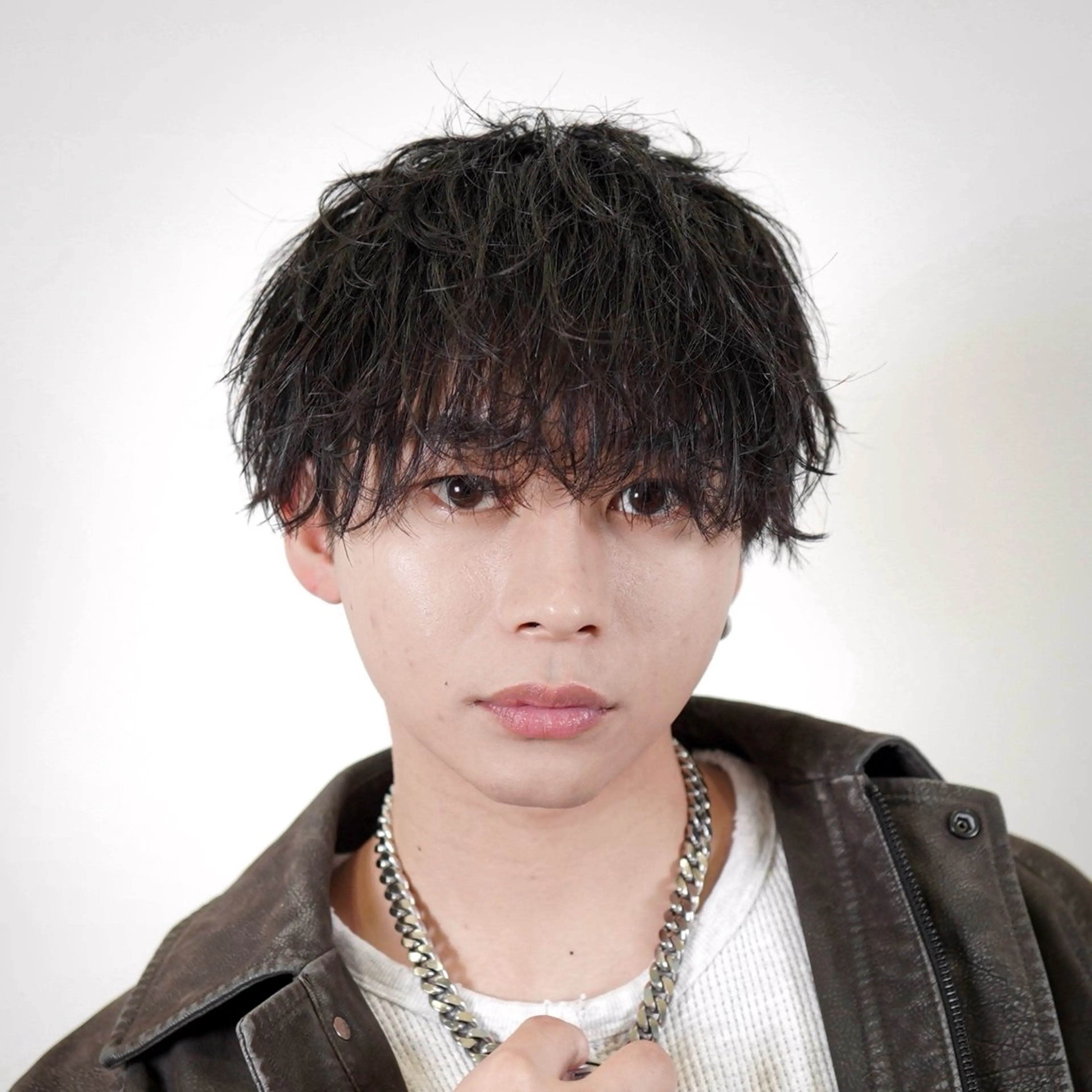 ショート パーマ メンズ カルマパーマ メンズパーマ 波巻きパーマ スパイラルパーマ カット パーマ ヘアセット yukiho❤️ GAUDI 池袋のヘアスタイル