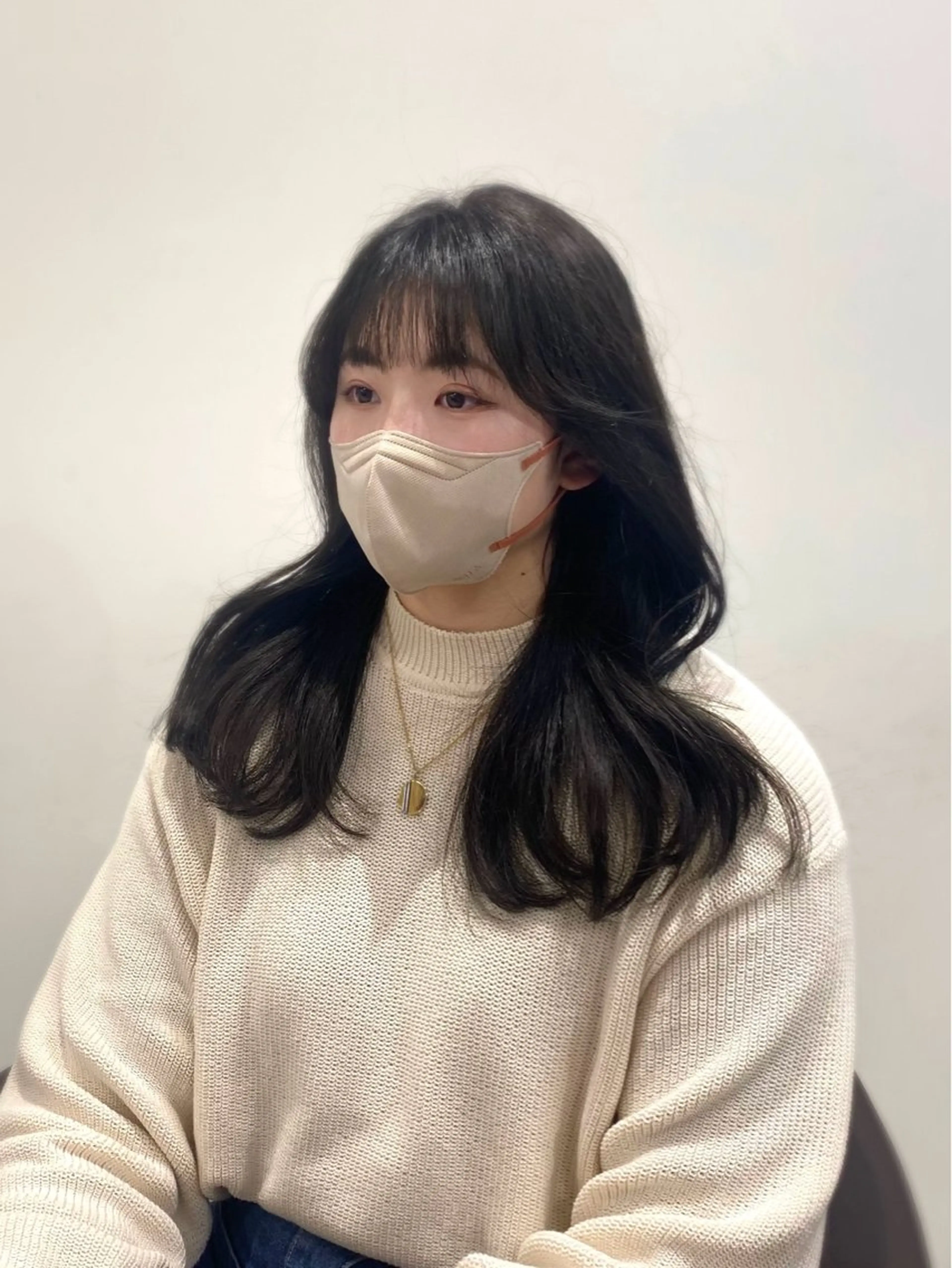 ミディアム カラー 岡山 愛のヘアスタイル