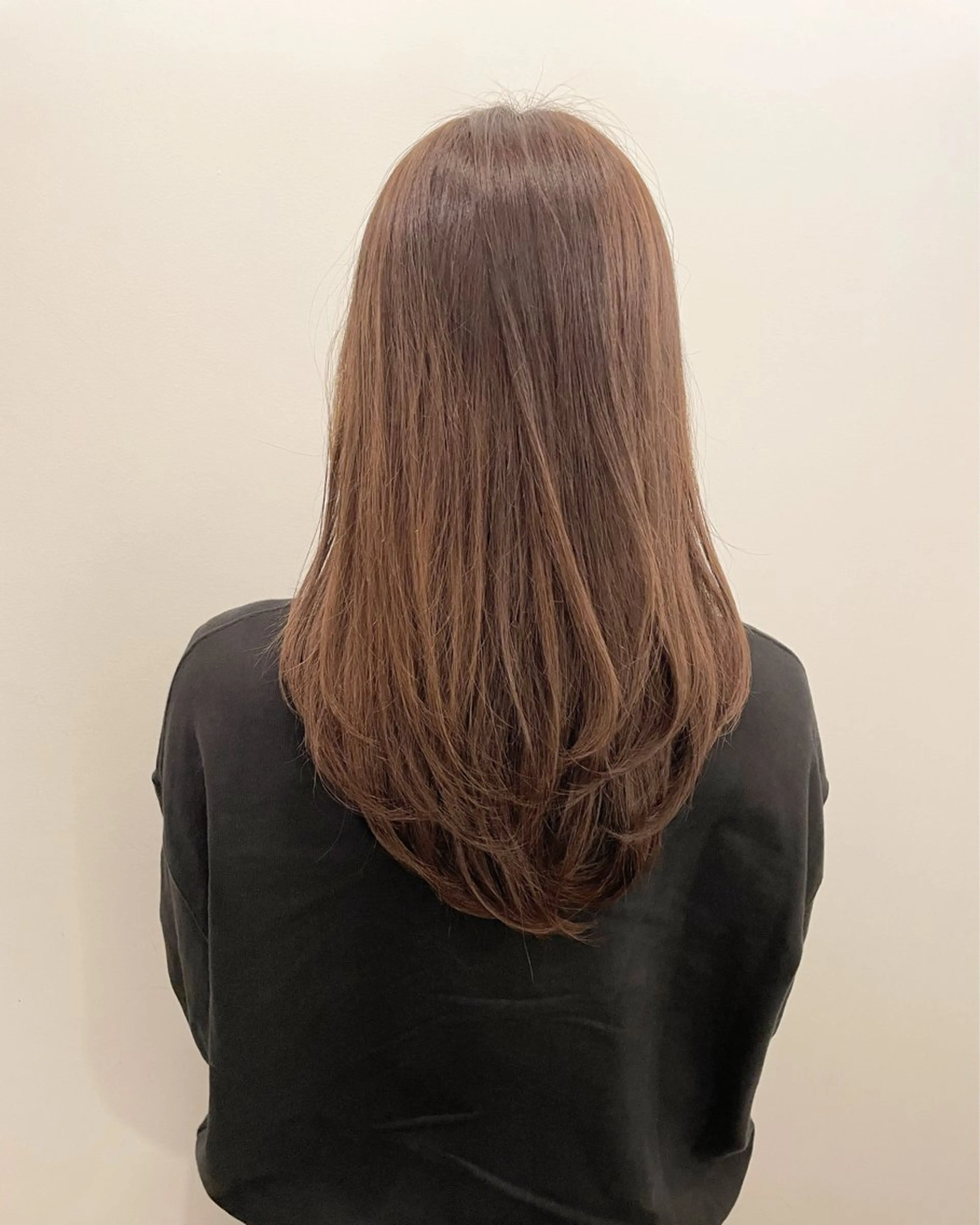 セミロング カラー ブラウンカラー ニュアンスカラー🫧 加納のヘアスタイル