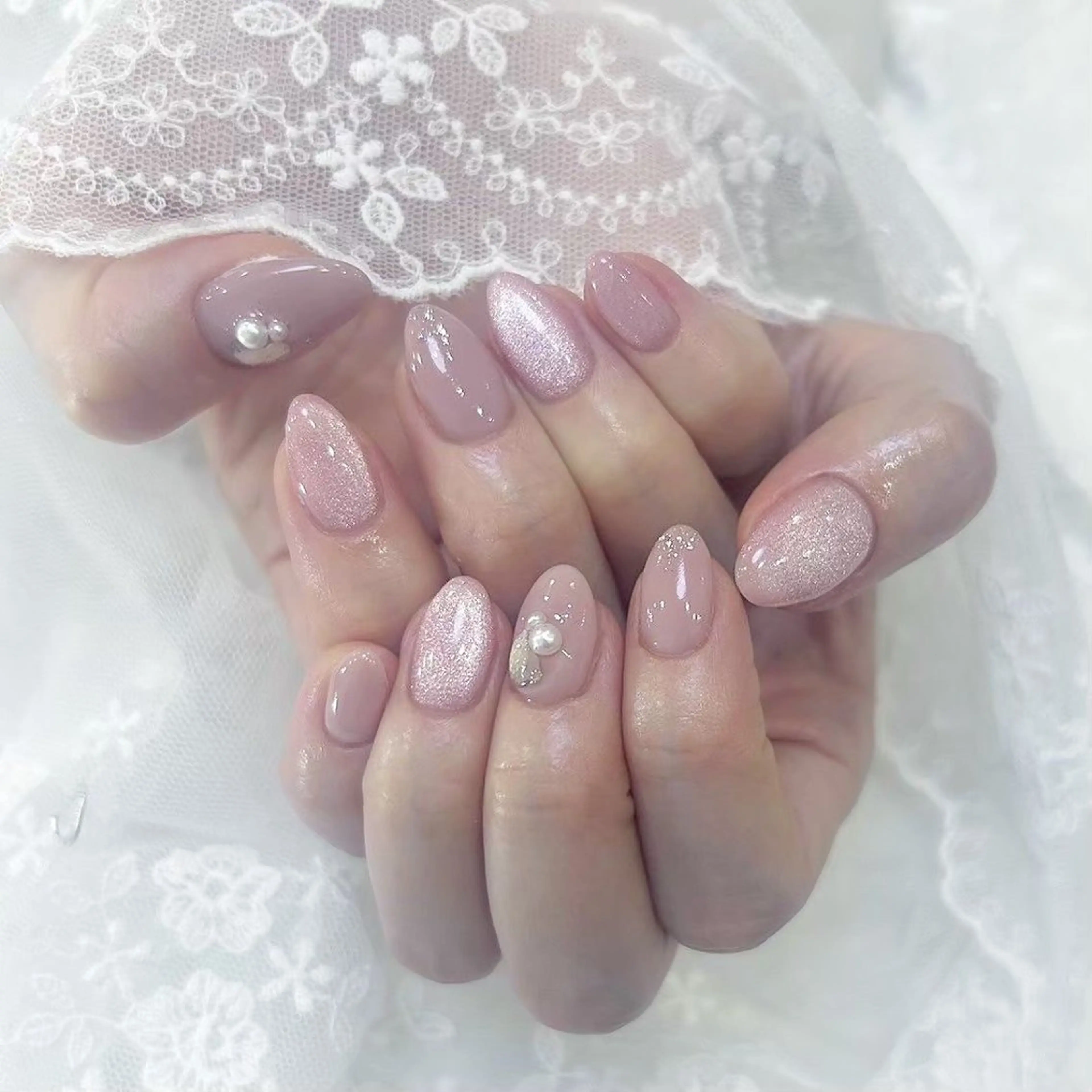 ネイル アートネイル 長さ出し フットネイル 韓国ネイル マグネットネイル Kanako 💫のネイルデザイン