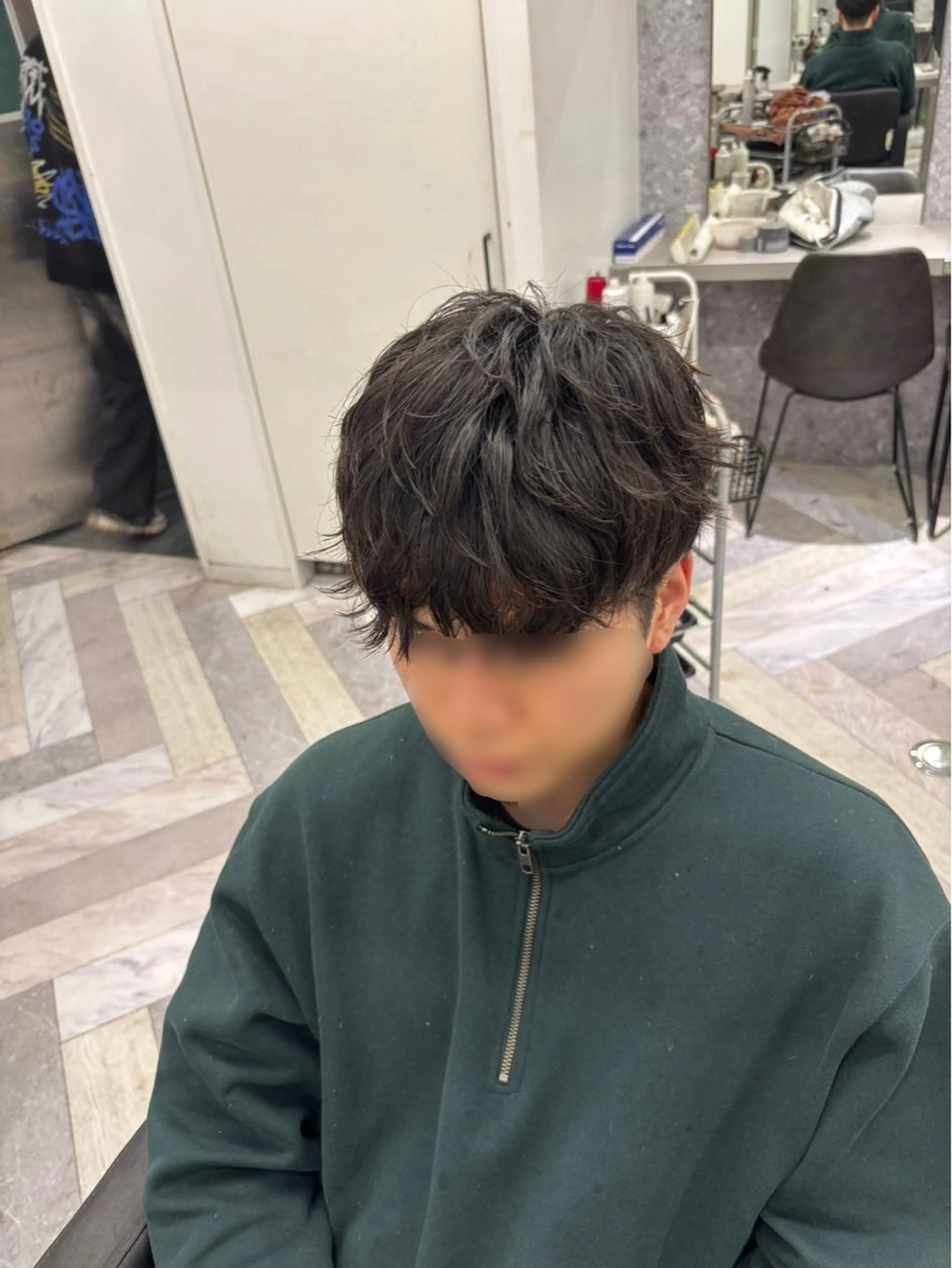 パーマ メンズ メンズパーマ カット パーマ パーマ&ブリーチ /飯牟田/GEAR.のヘアスタイル