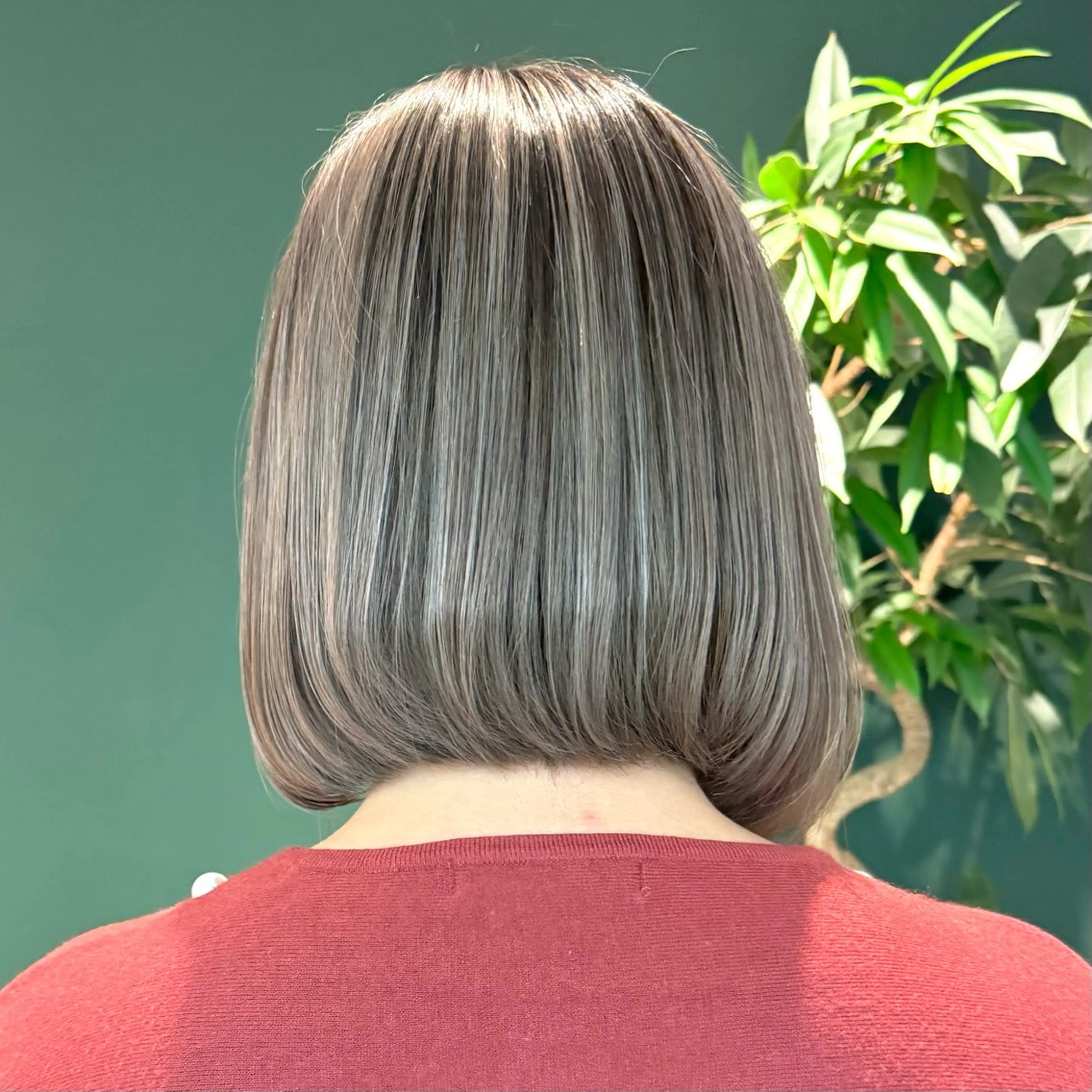 ミディアム カラー バレイヤージュ ハイライトカラー 外国人風カラー ハイライト レイヤーカット BEAUTRIUM  青山店所属・ひなた あゆみのヘアスタイル