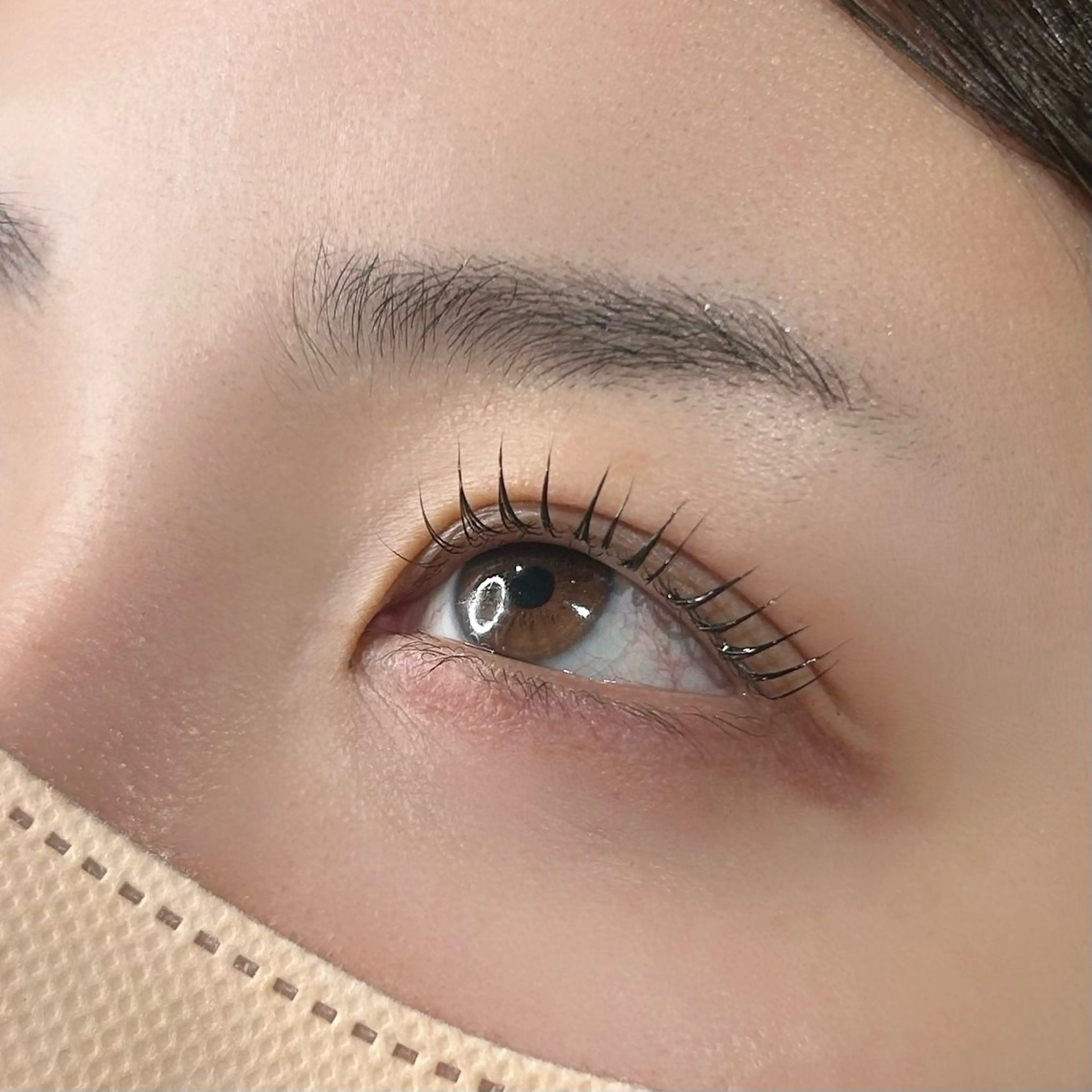 【韓国風束感まつげ】💚パリジェンヌラッシュリフト💚+コーティング付きの写真