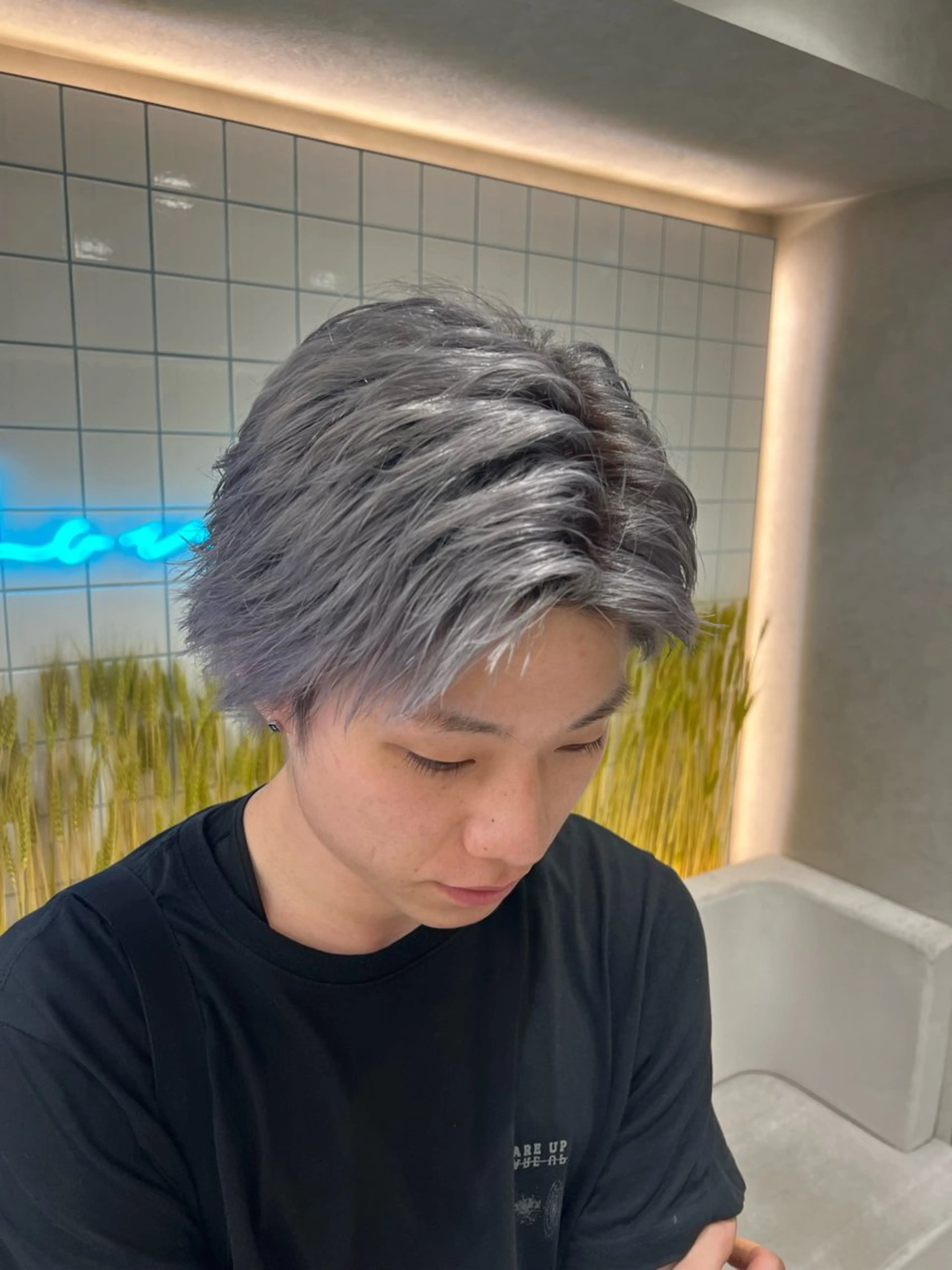 ショート メンズ メンズブリーチ 🌈Hiroki🌈 福岡の愛され美容師のヘアスタイル