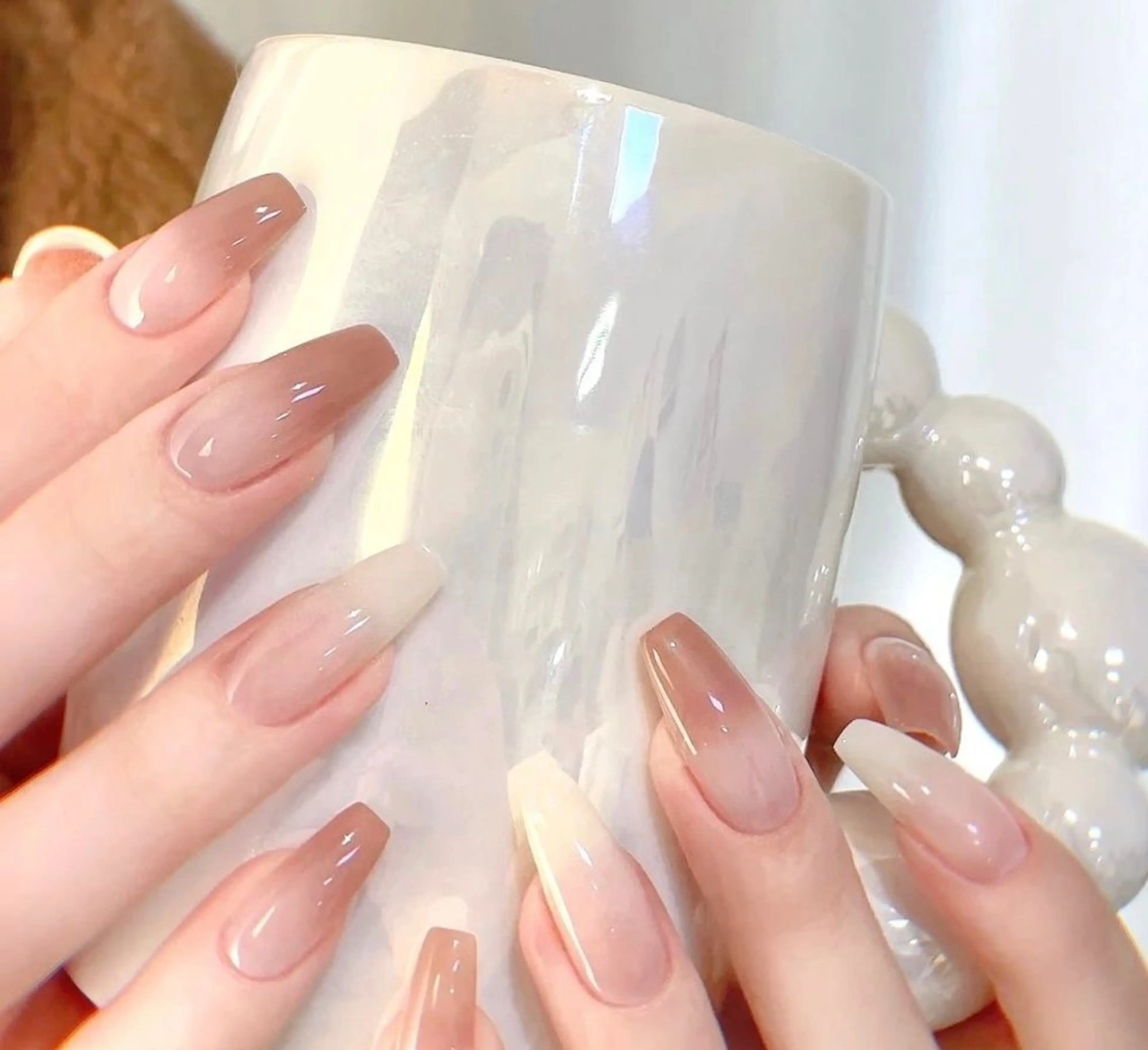 自爪💗💗💗カラーグラデション💗💗💗 (7日以内お直し無料)の写真