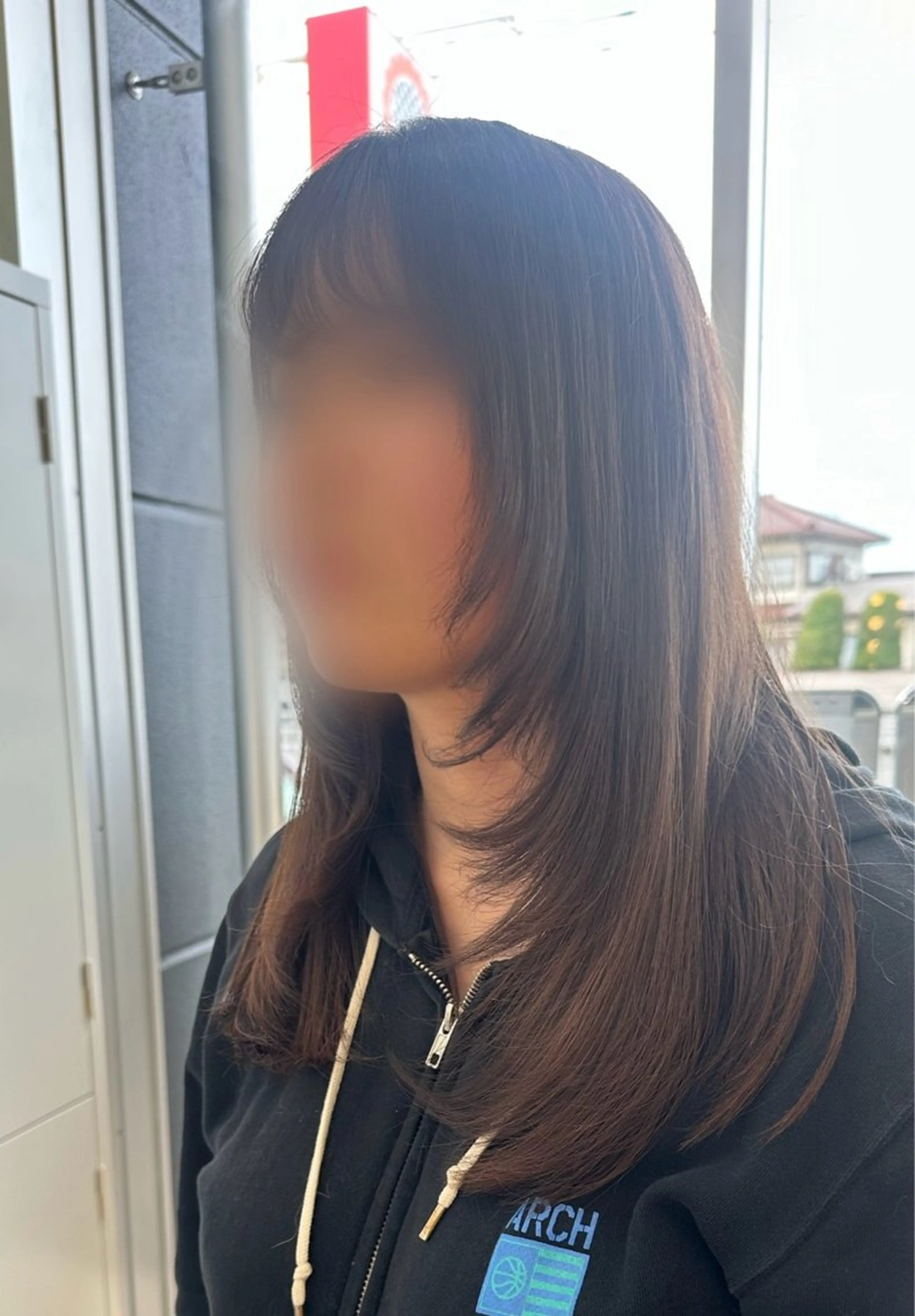 ロング レイヤーカット カット トリートメント Azule なつめのヘアスタイル
