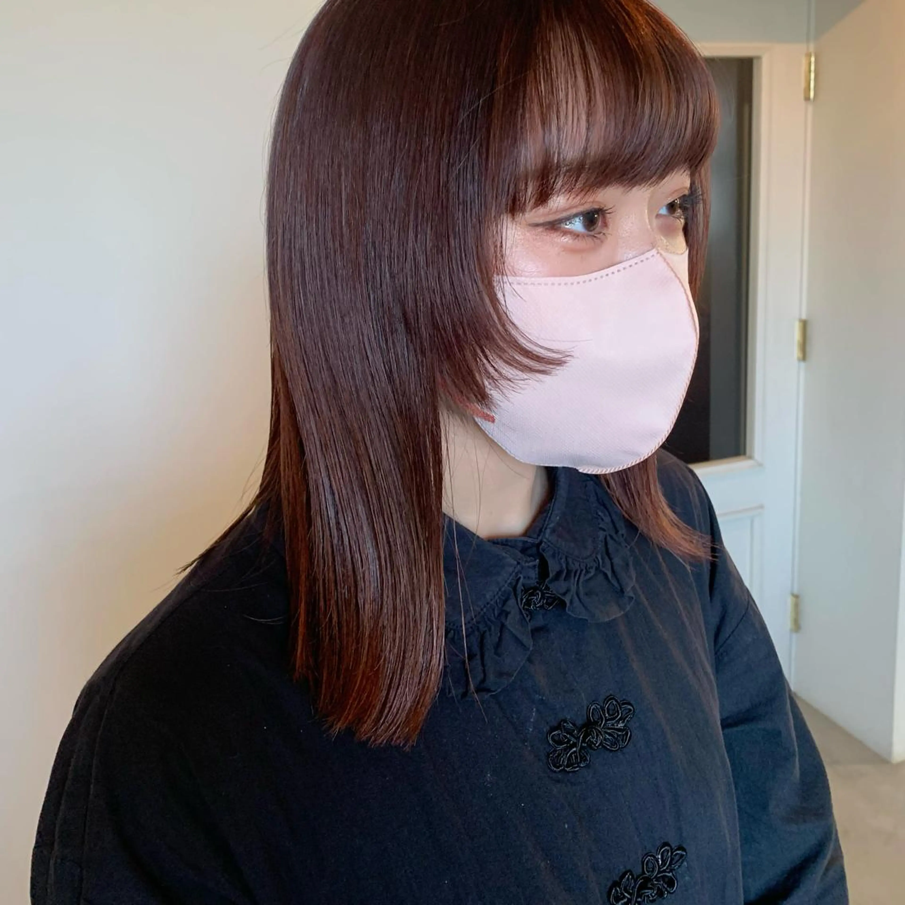 ミディアム カラー room3小出 奈央子のヘアスタイル