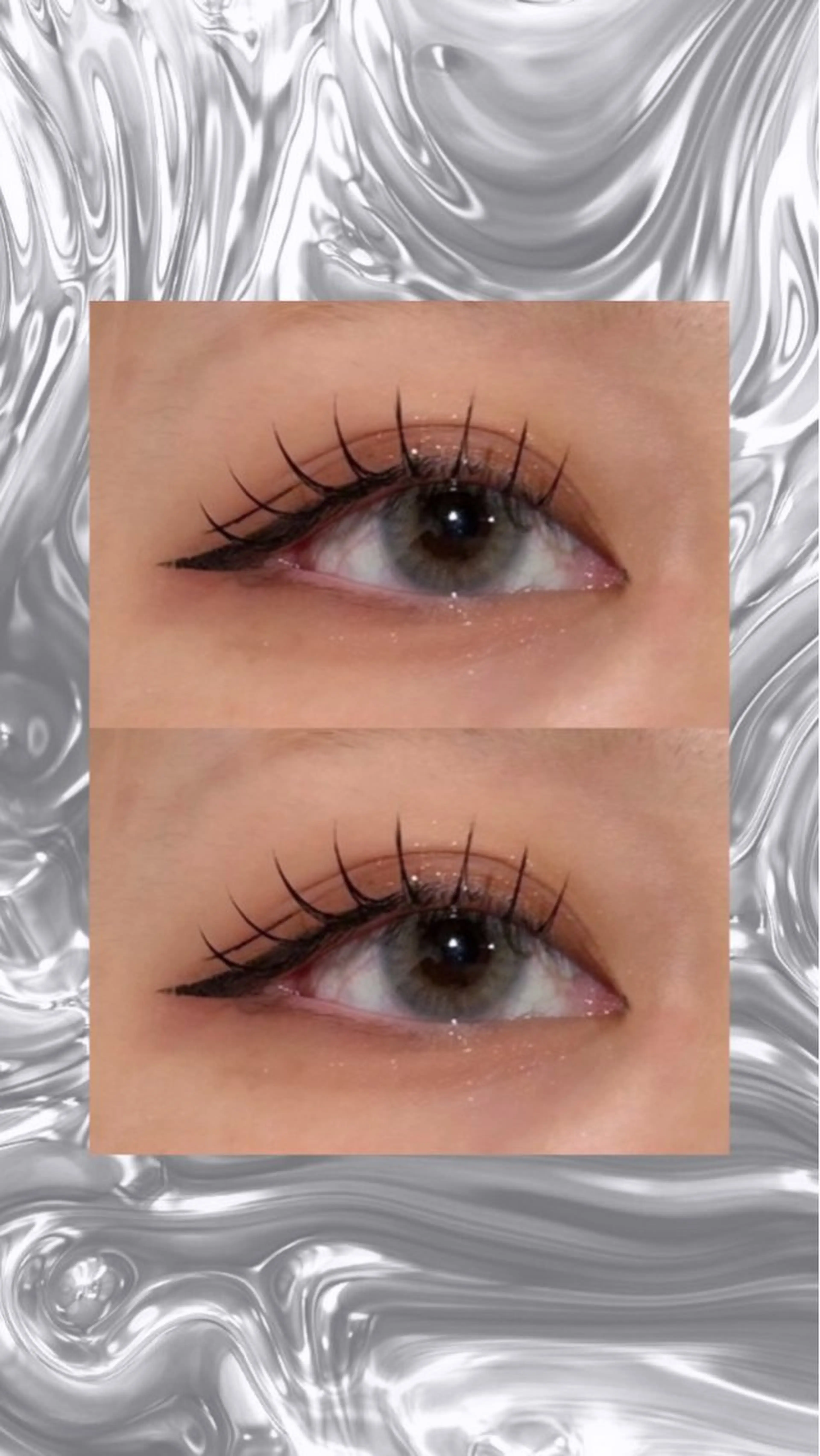 マツエク・マツパ 🩵ゆりあ ／ベージュ／ボブ🩵のヘアスタイル