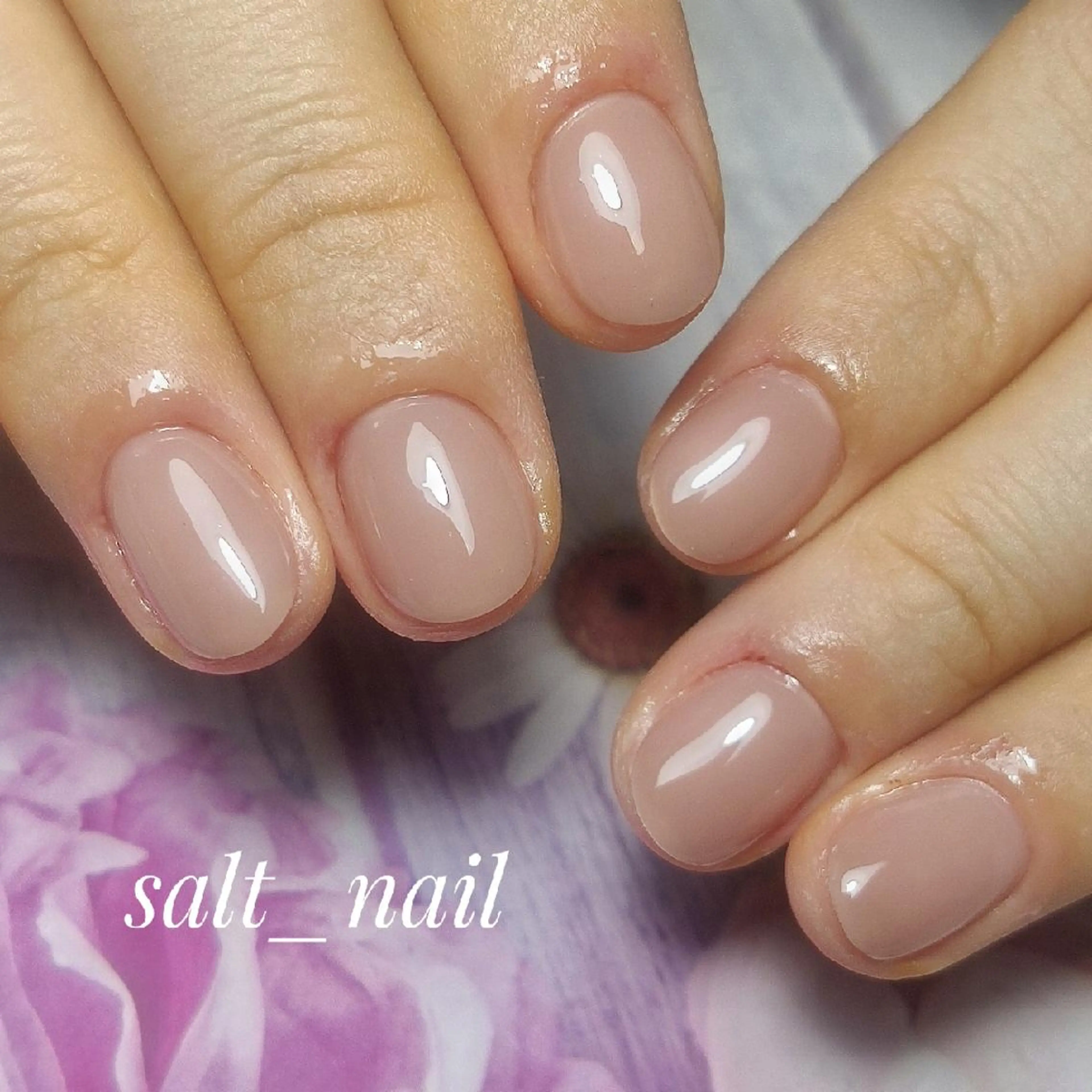 ネイル ワンカラーネイル ハンドネイル 個人サロン saltnailのネイルデザイン