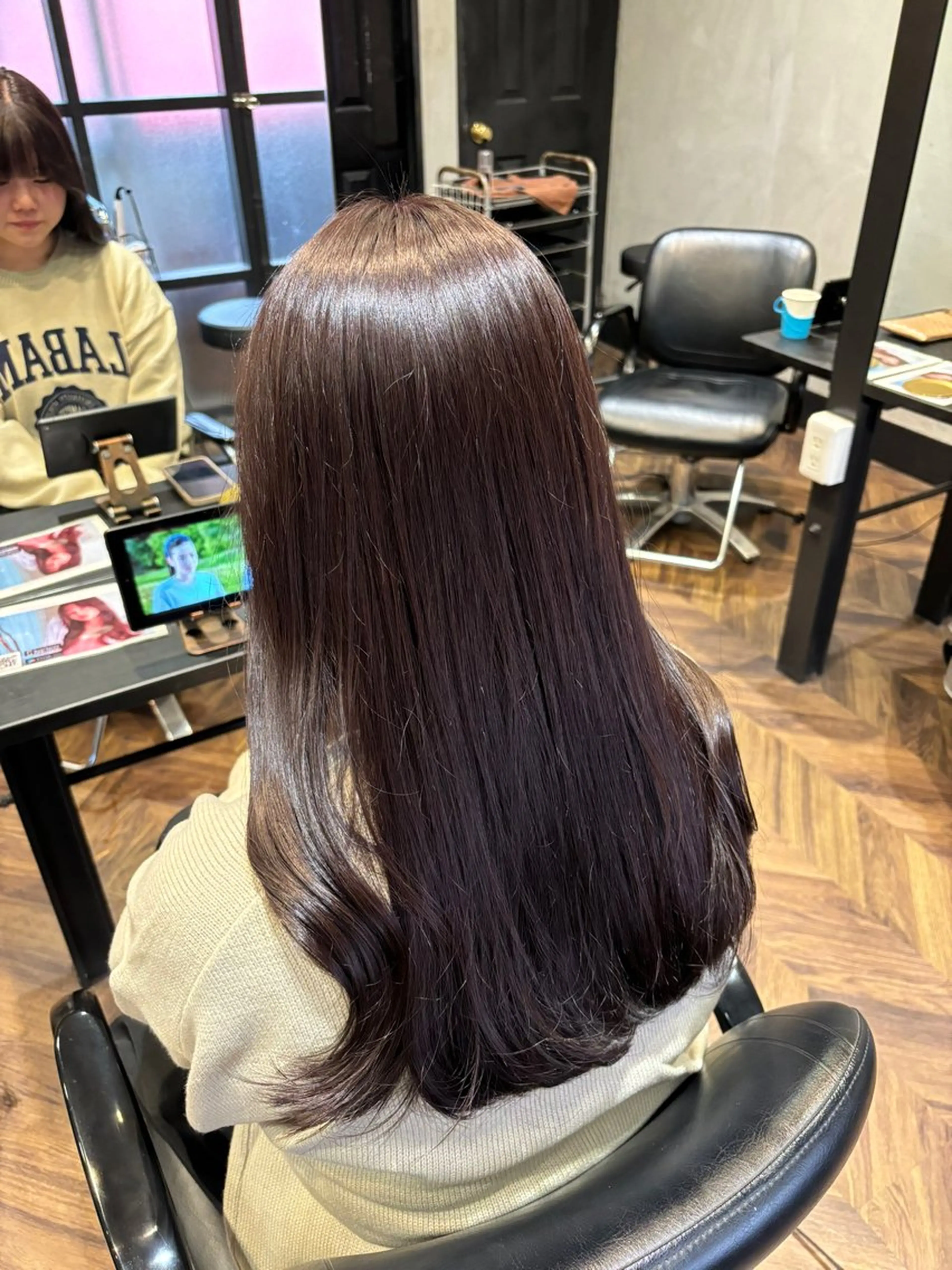 ロング ピンクラベンダー angelica 🌸ayaka🌸のヘアスタイル