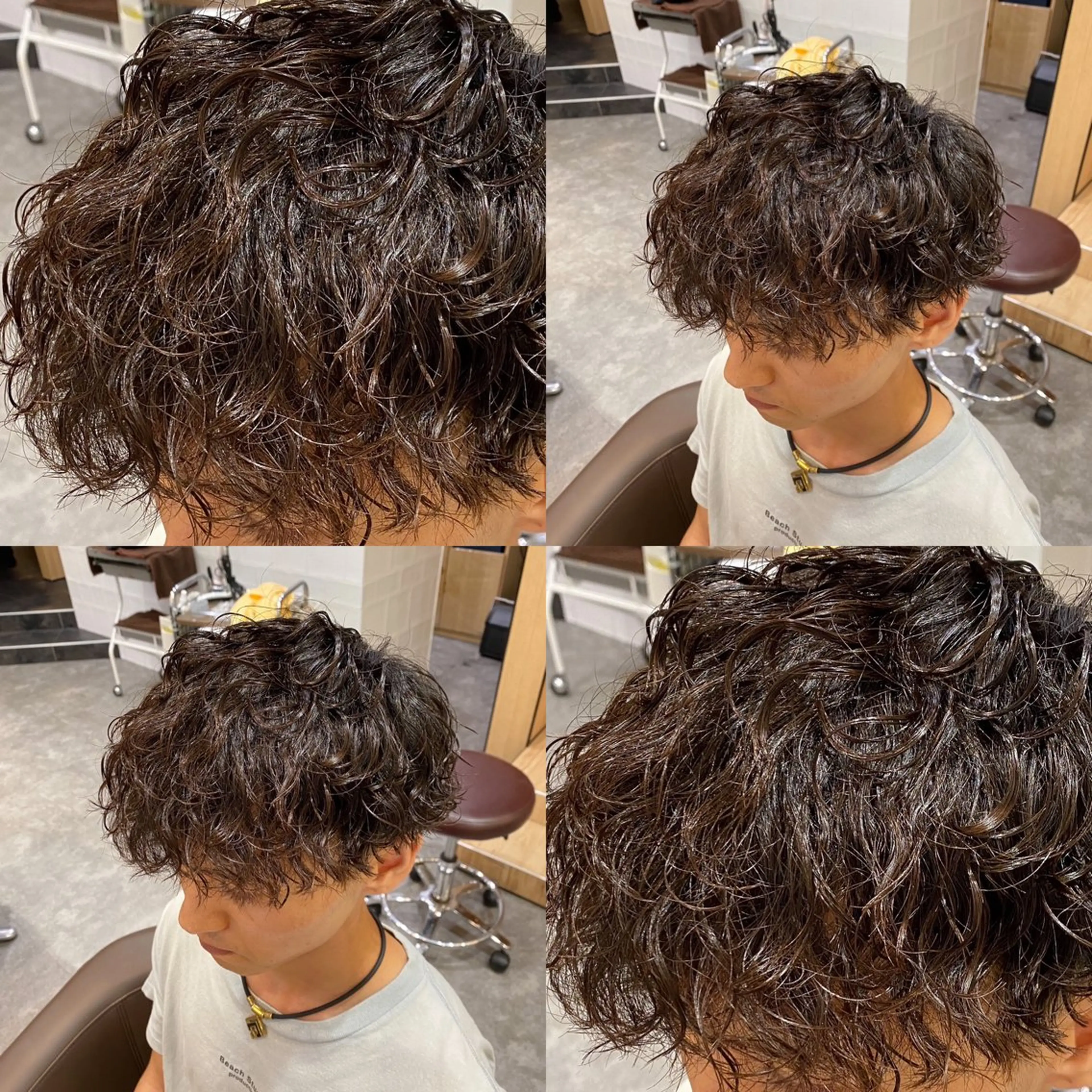 パーマ メンズ メンズ特化LIBER 石川玲央のヘアスタイル