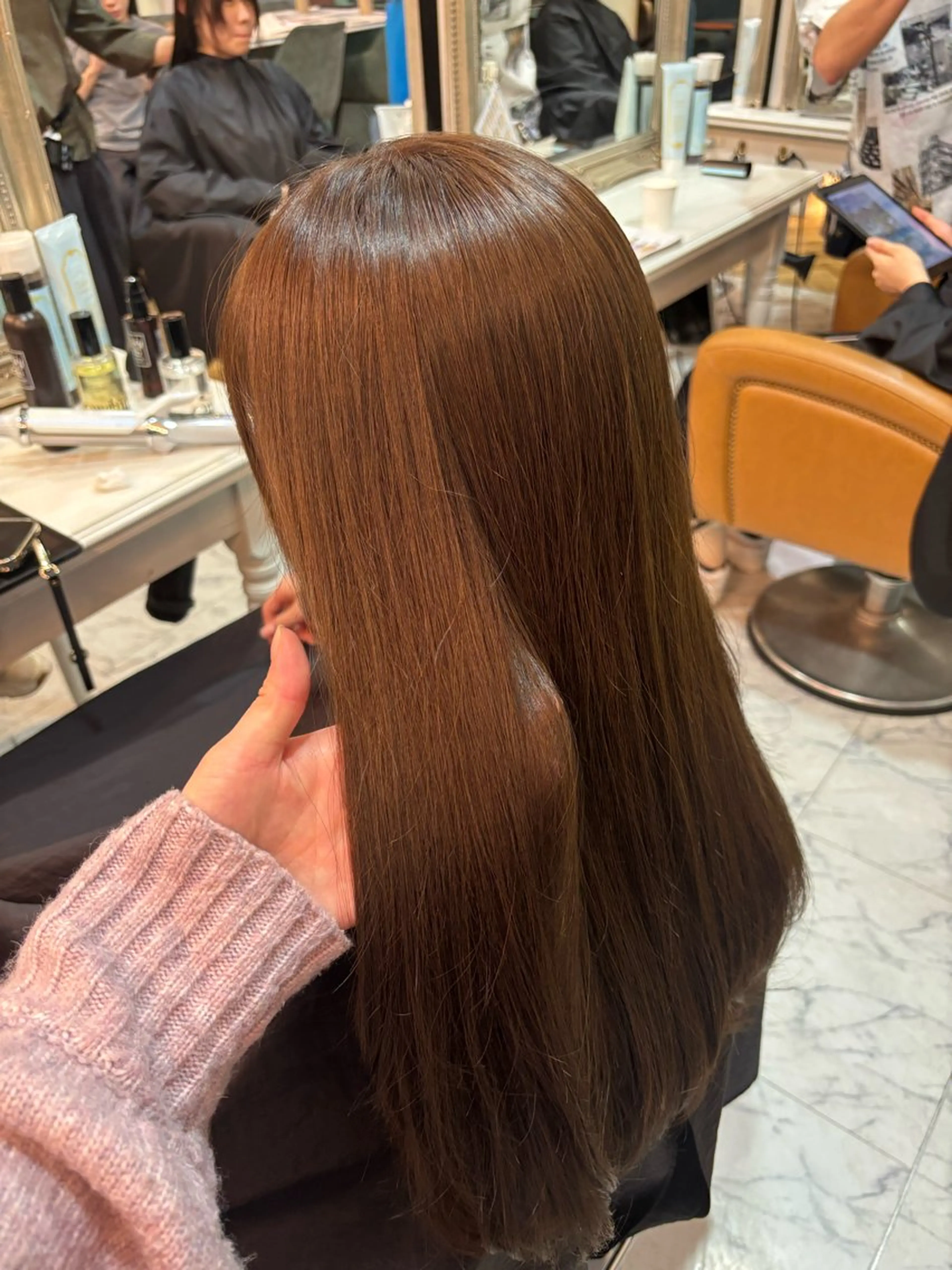 ロング 透明感カラー/ボブ レイヤー/あいりのヘアスタイル