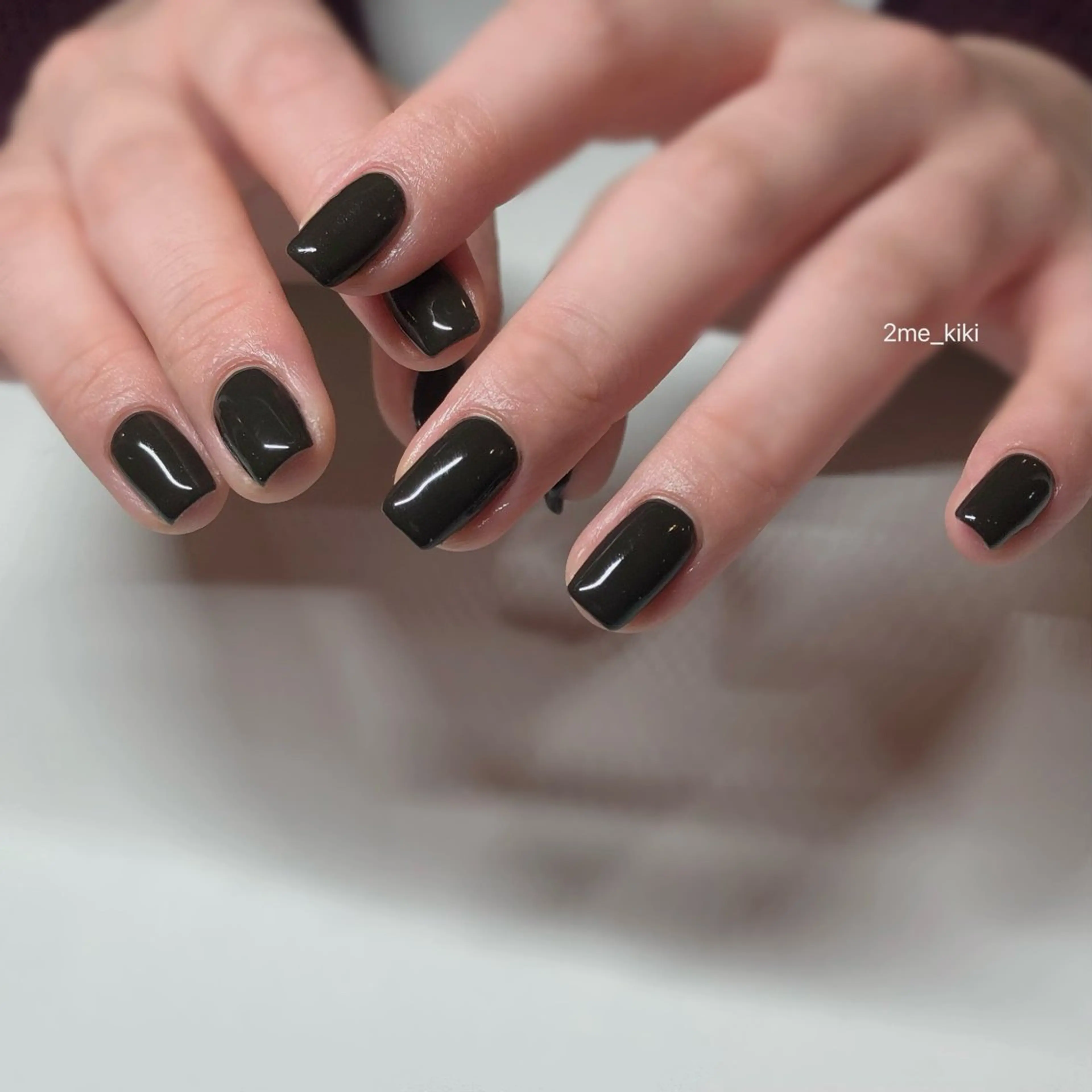 ネイル ワンカラーネイル 大人かわいいネイル♡ Kikiのネイルデザイン