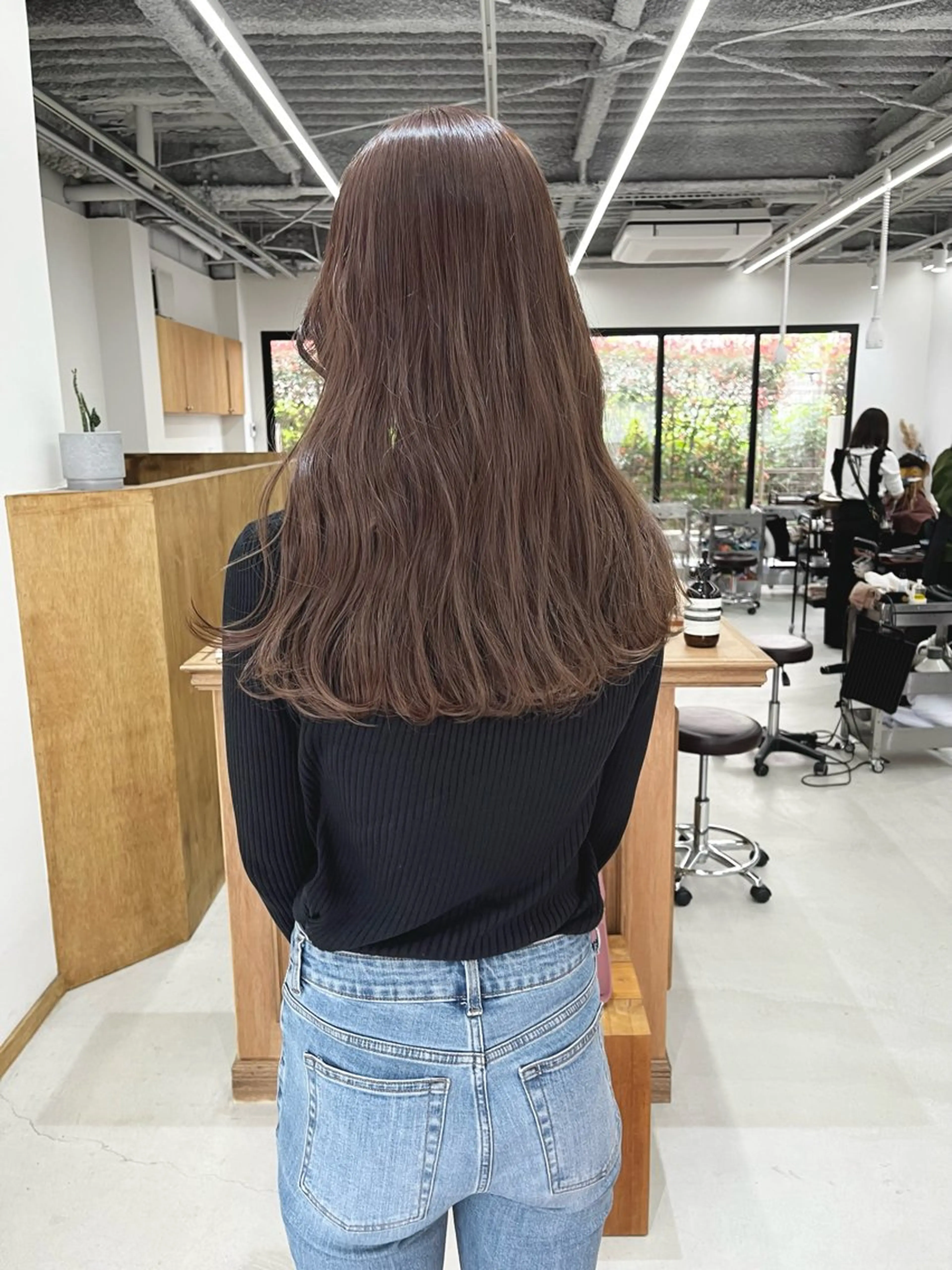 ロング カラー ヘアアレンジ ブリーチ ダブルカラー ブリーチなしカラー ena/ブリーチなし 透明感・レイヤー🎀のヘアスタイル