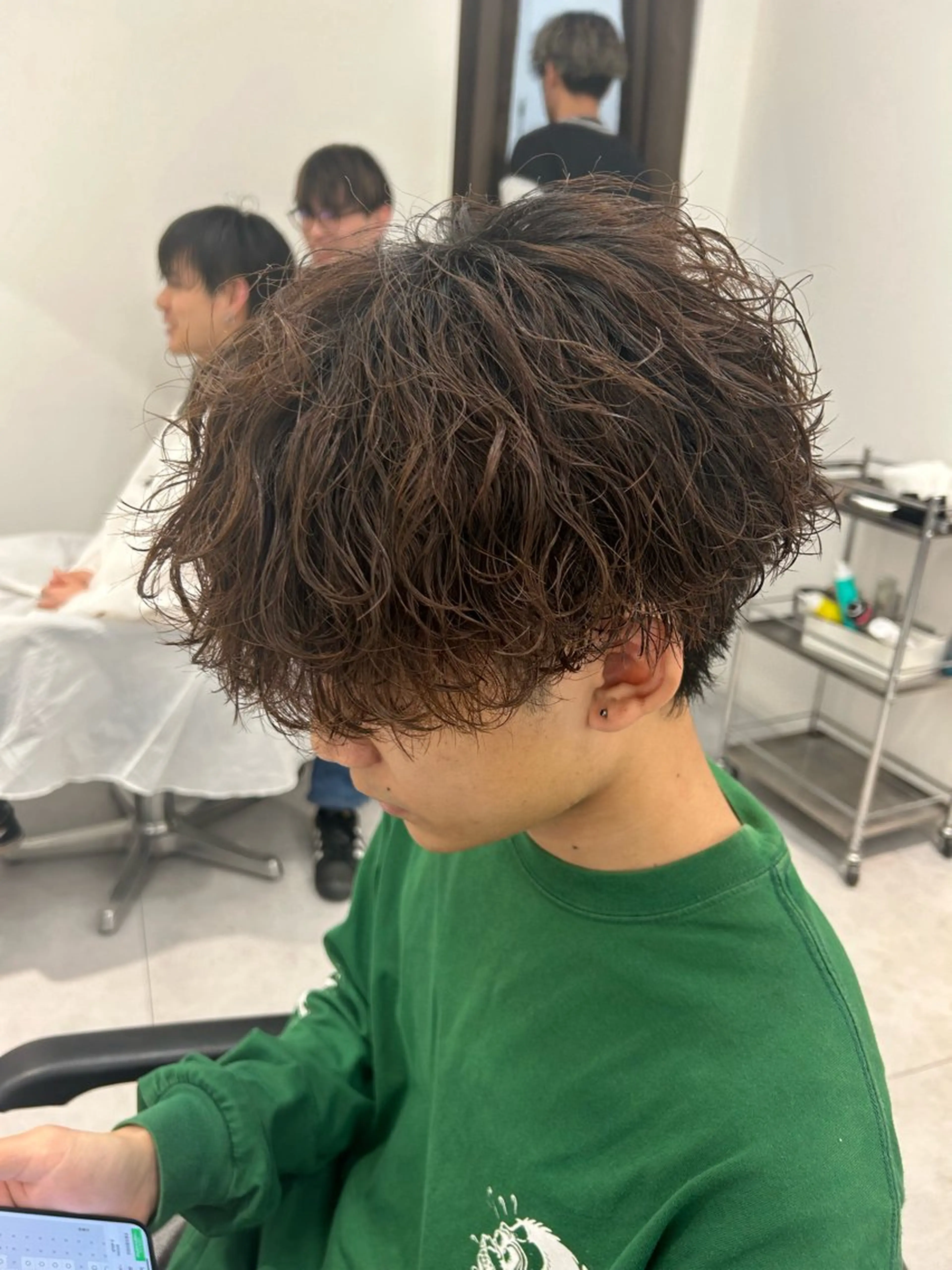 パーマ メンズ メンズ専門/パーマ 特化/栄/北出瑞貴のヘアスタイル