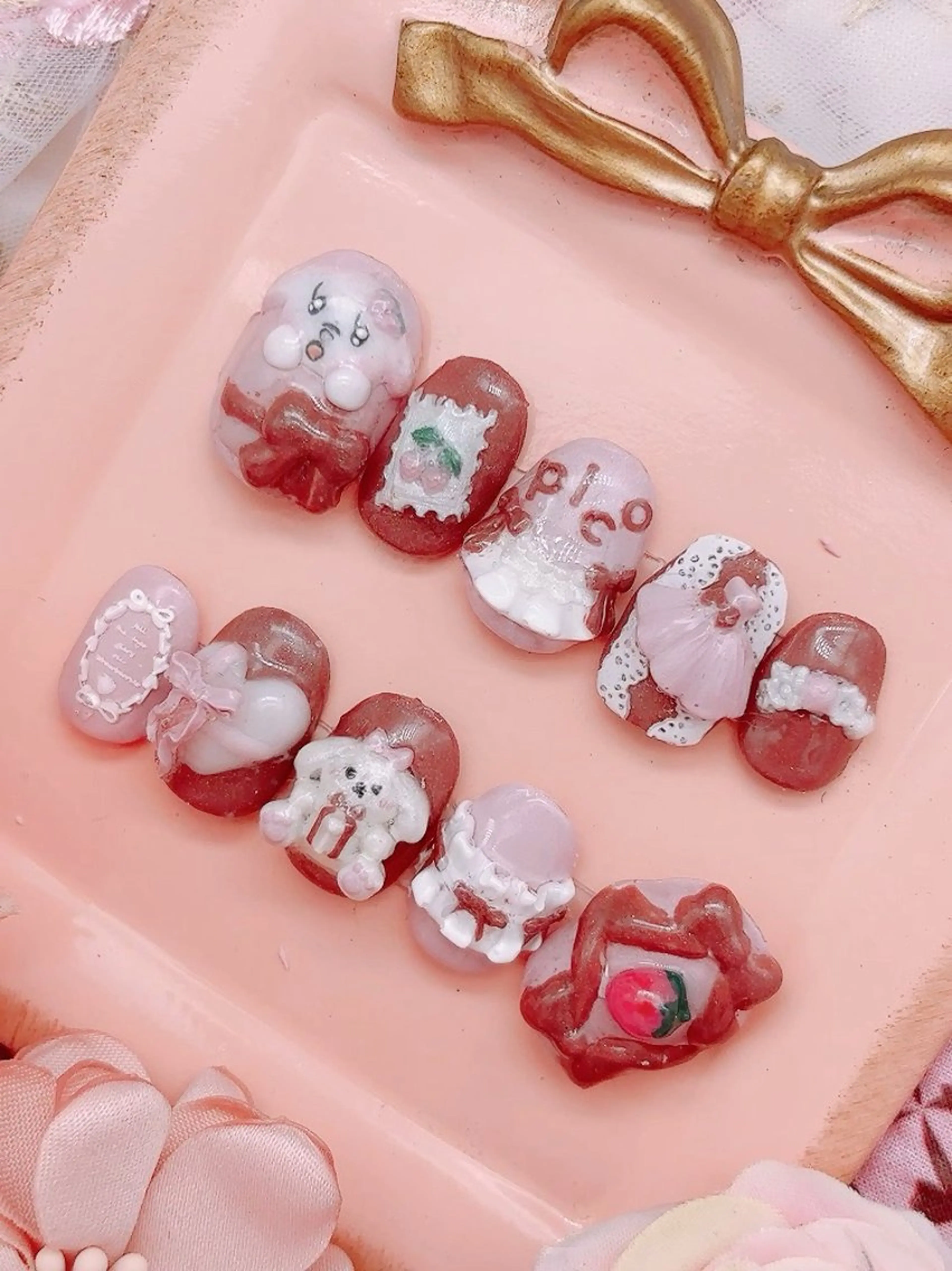 ネイル ネイルチップ marron's roomのネイルデザイン