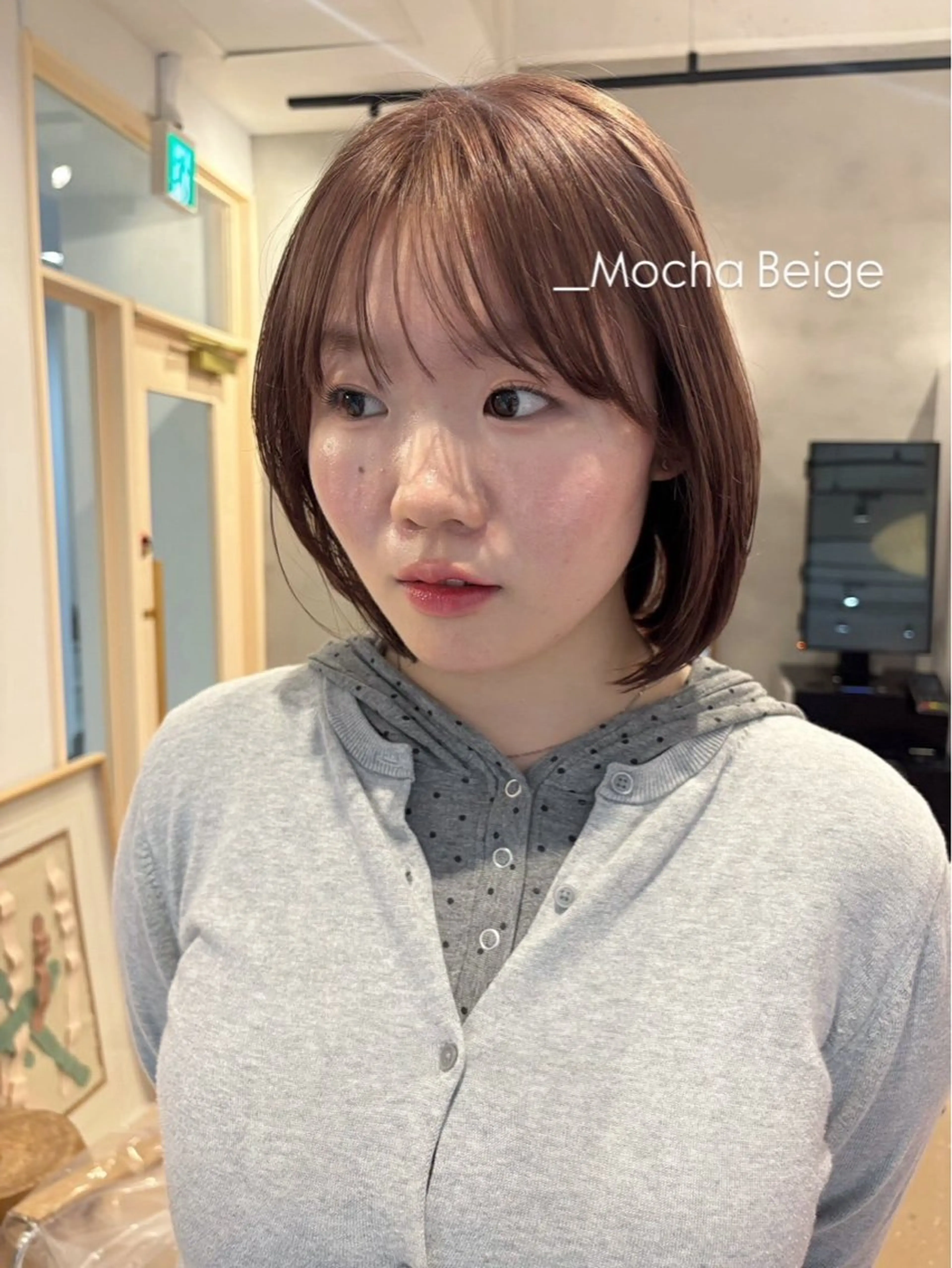 カラー ヘアカラー トリートメント Wカラー/レイヤー /ボブ/otohaのヘアスタイル