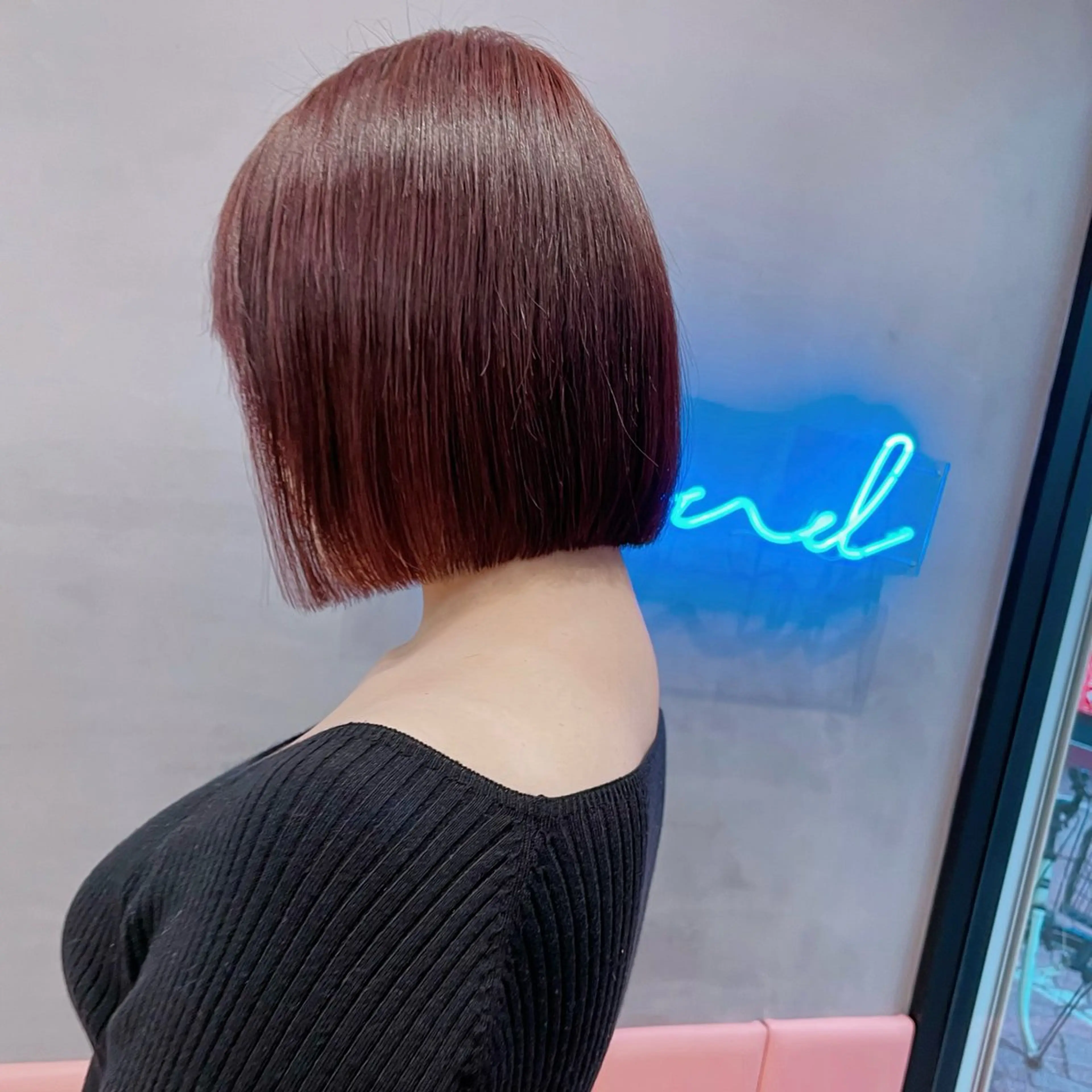 ショート Misaki /ボブ/縮毛矯正のヘアスタイル