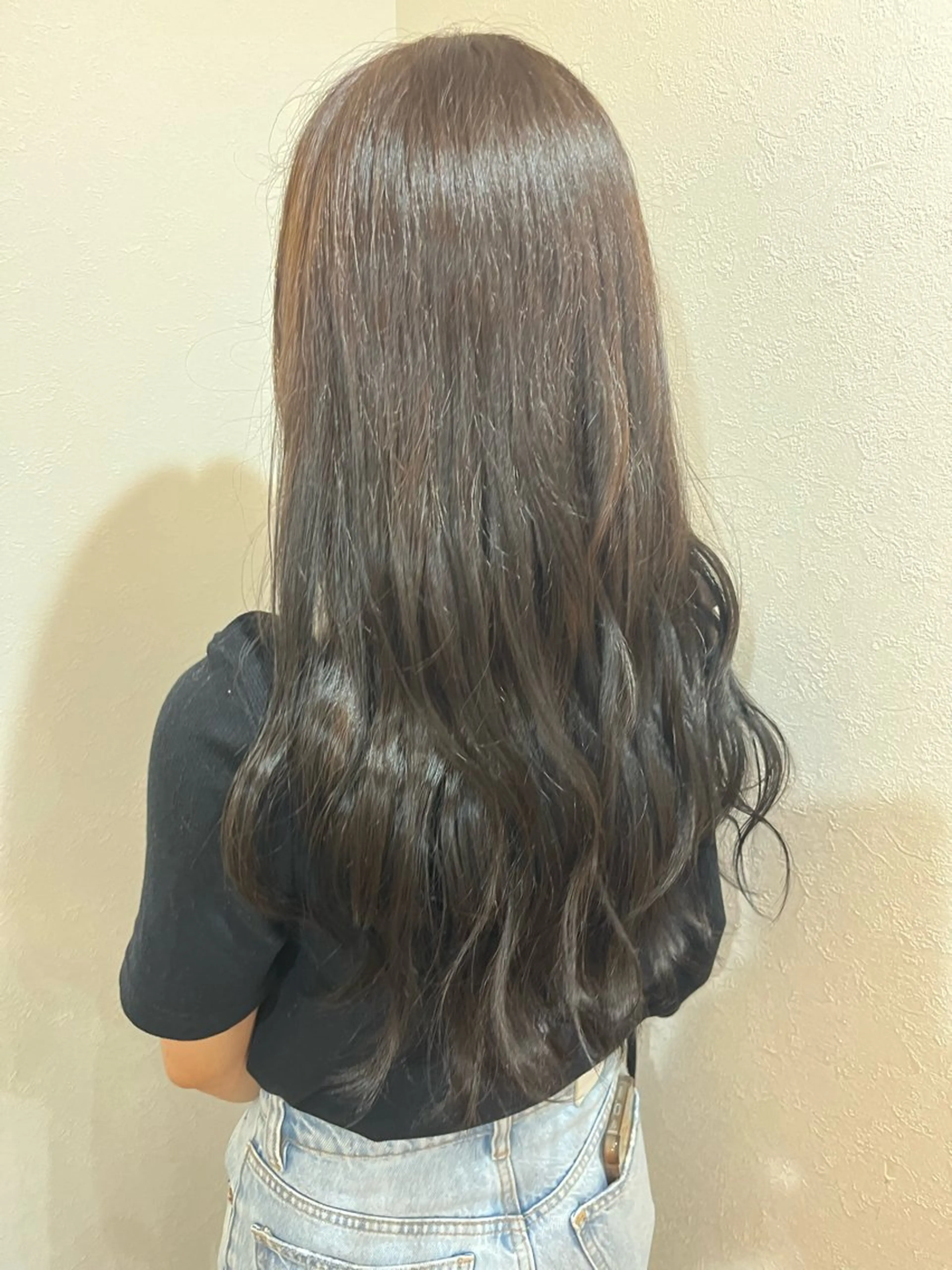 カラー ブラウンカラー 透明感カラー ヘアカラー トリートメント 透明感ベージュ/ オリーブ/Miu🪽のヘアスタイル