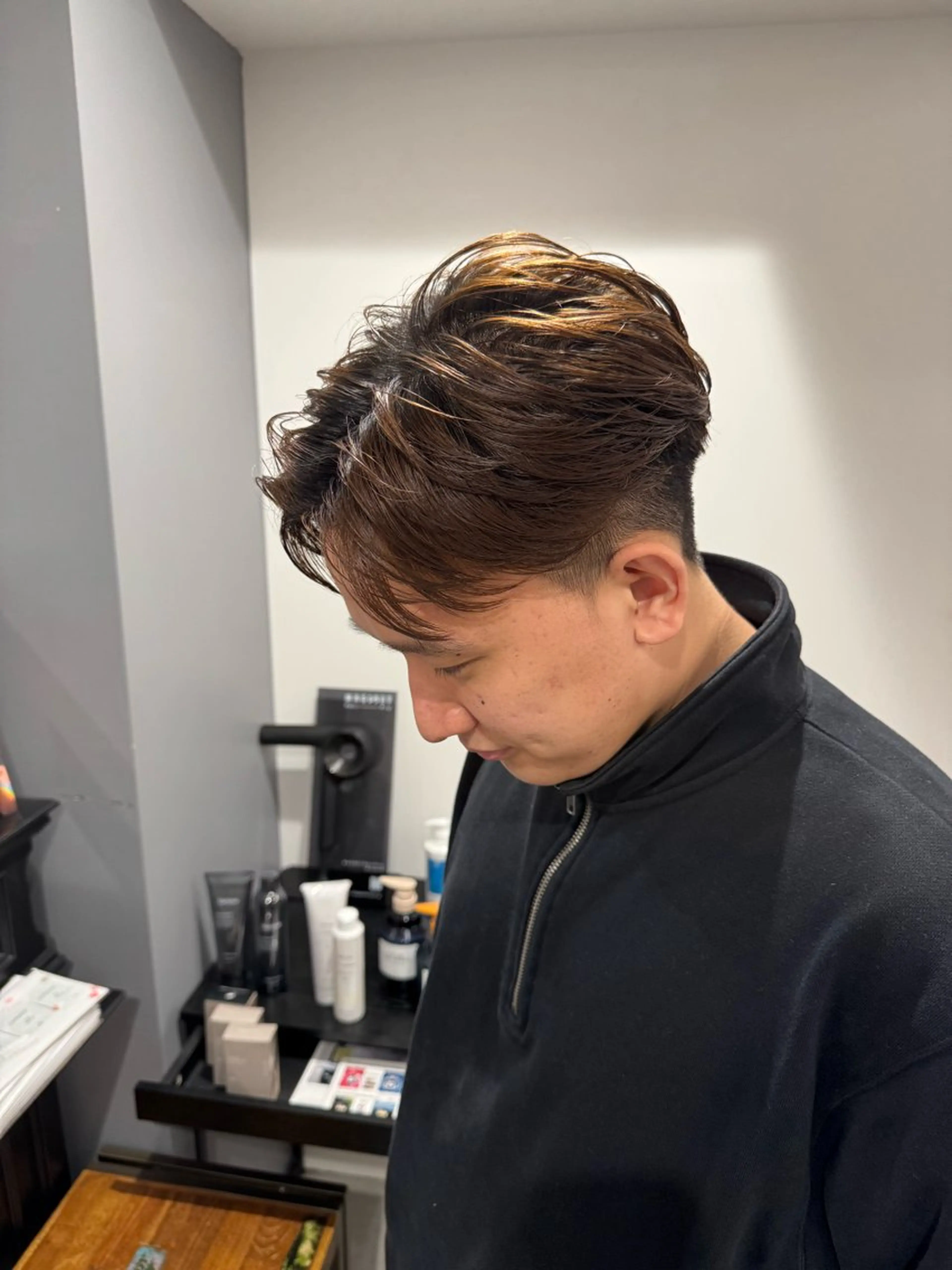 メンズ 大名/透明感カラー/ 中明度カラー/徹平のヘアスタイル