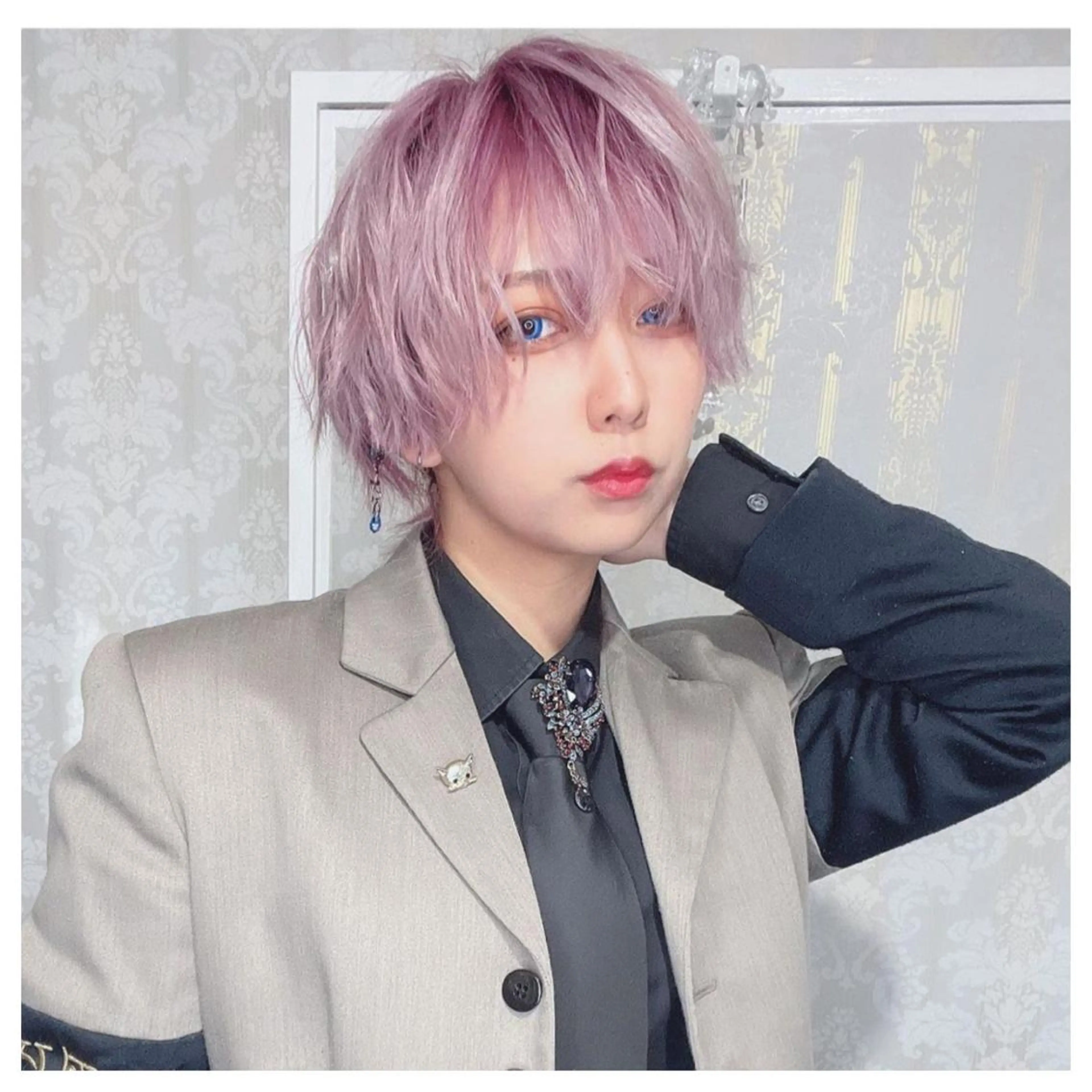 ショート ショートヘア 似合わせ/ブリーチ カラー.岡田友仁のヘアスタイル