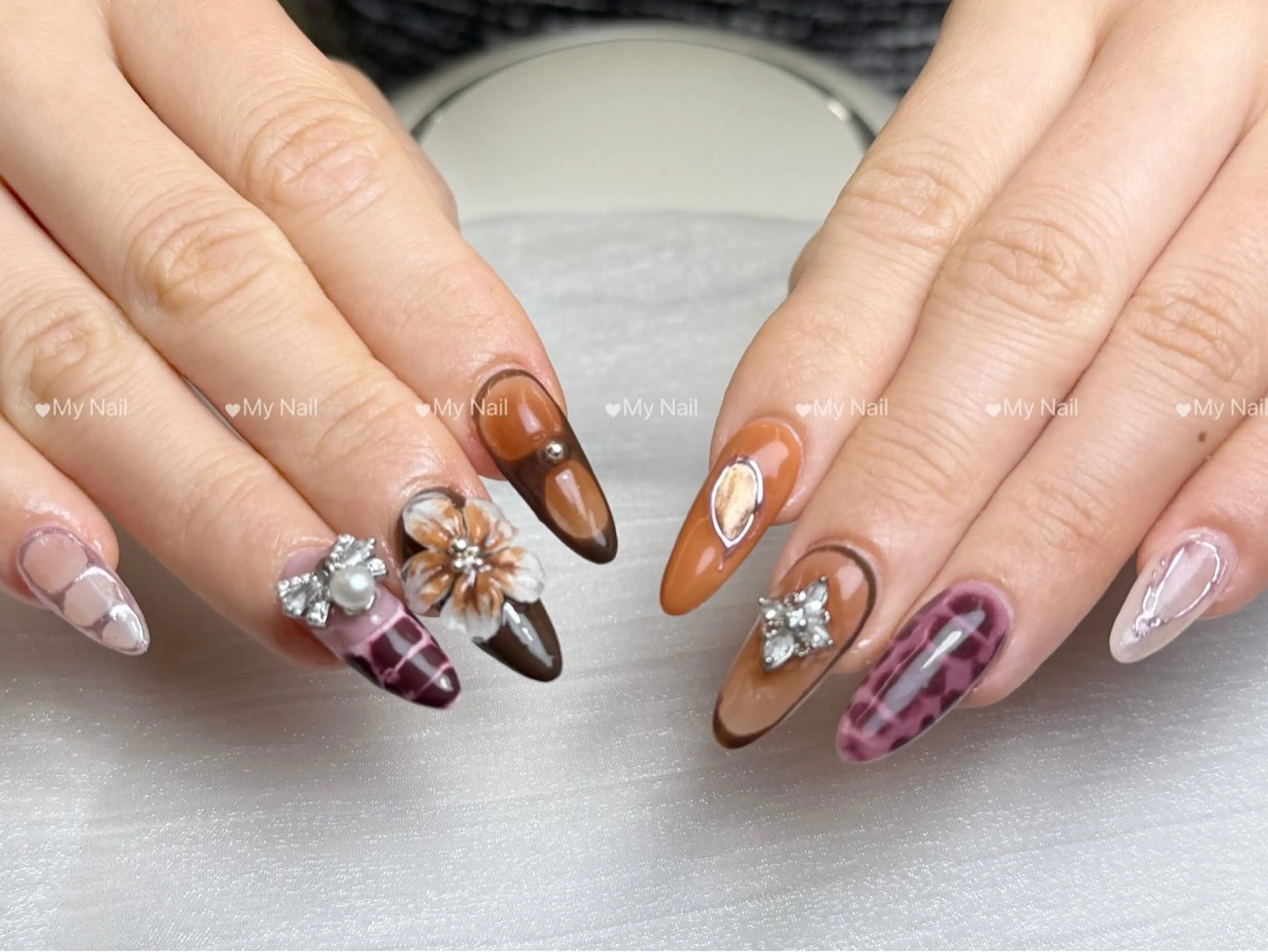 ミディアム ハンドネイル My Nail Salonのネイルデザイン