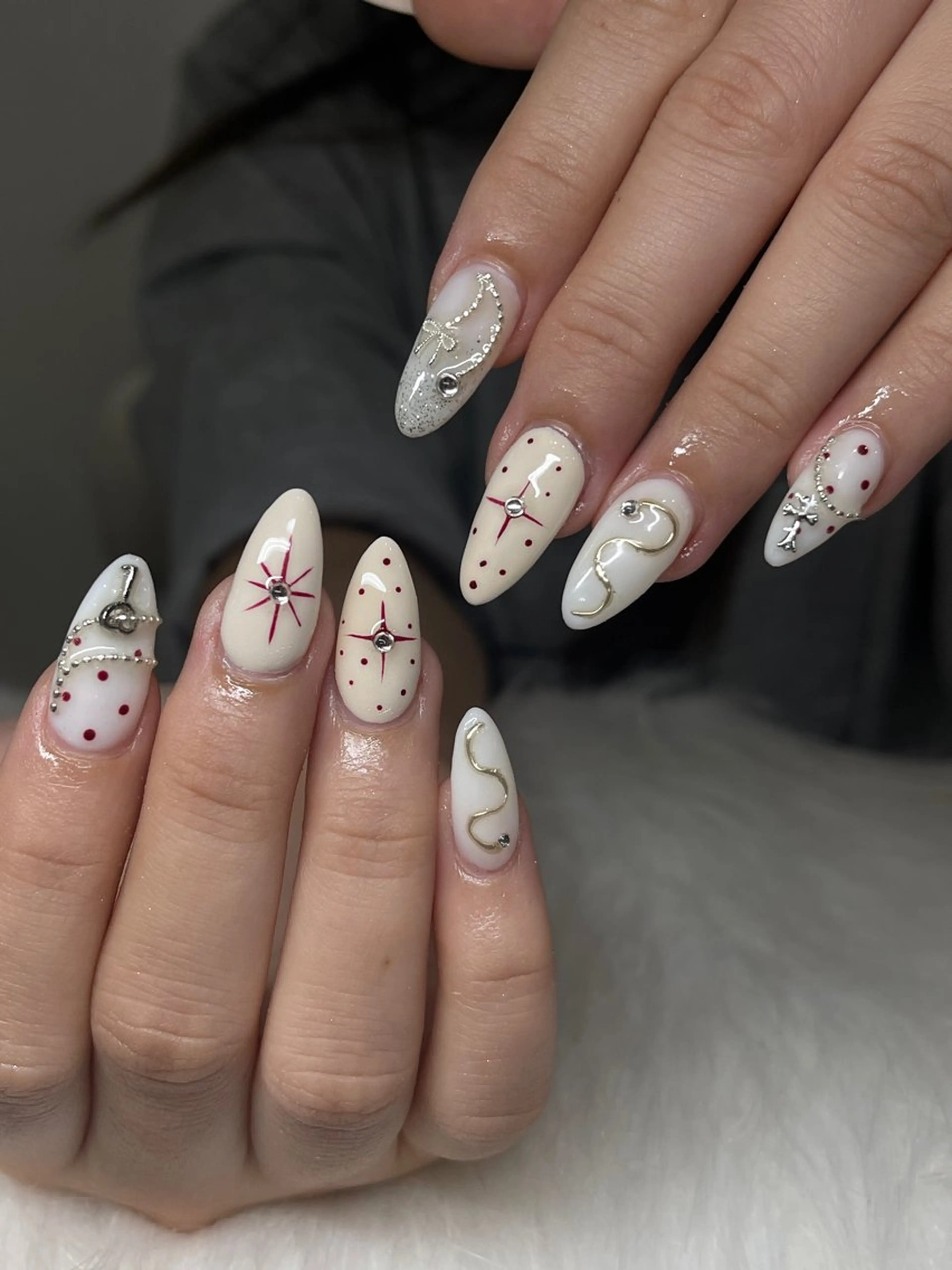 ネイル アートネイル 長さ出し フレンチネイル ジェルネイル グラデーション ハンドネイル Rin Rinのネイルデザイン